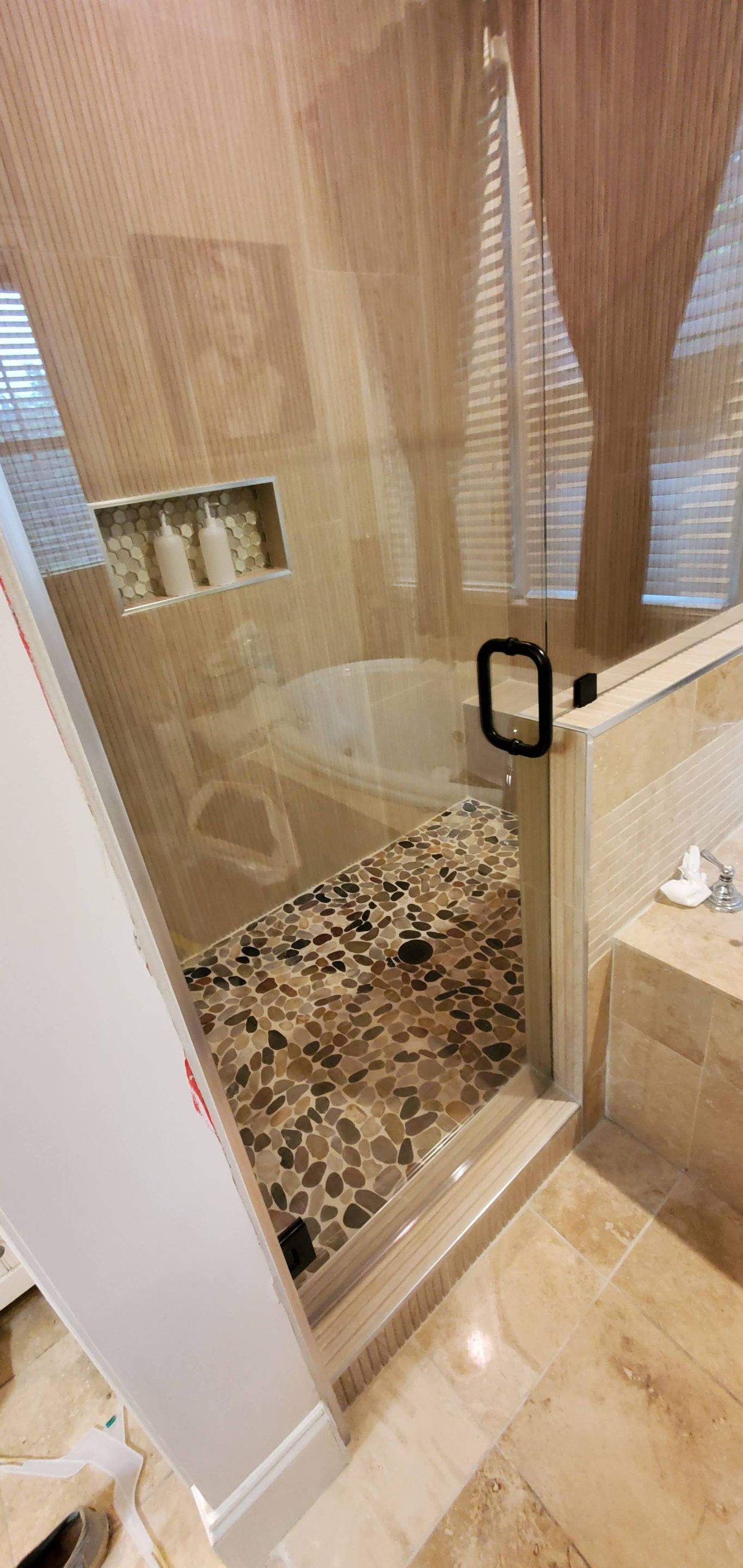 Shower restoration in Loganville by Baxter Professional LLC