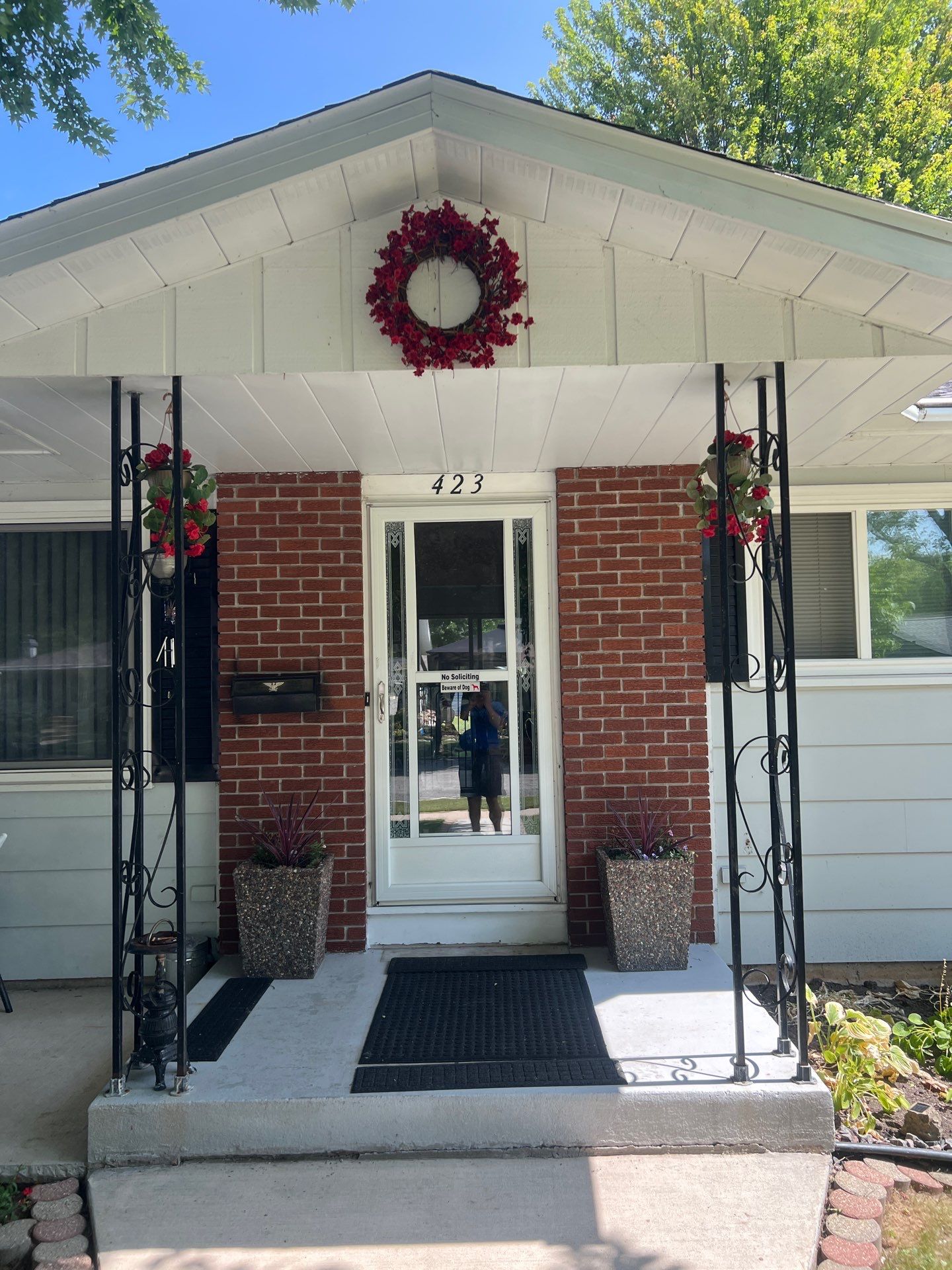 Siding Replacement with Vinyl Siding in Granite Gray by Gellings Roofing & Siding