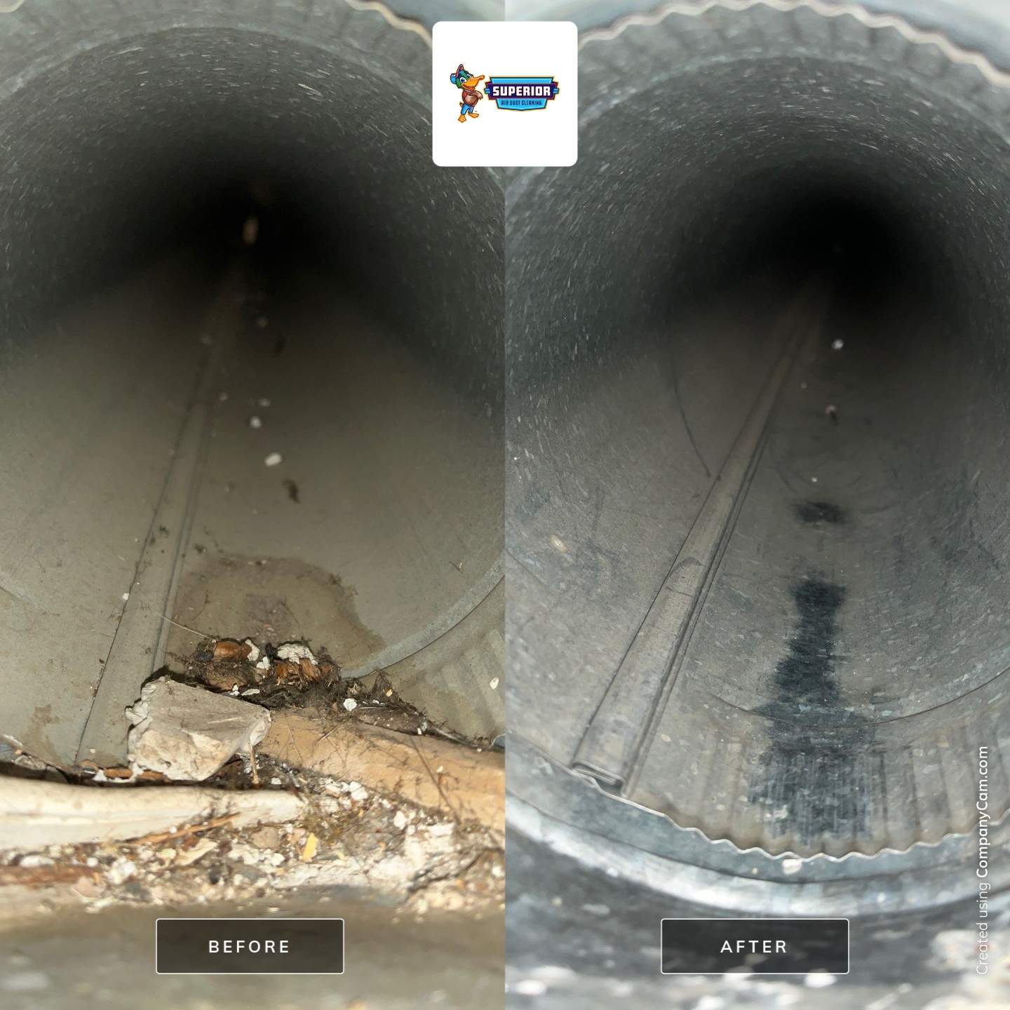 Air Duct Cleaning With a Vacuum Truck in Ellwood City, PA by Superior Air Duct Cleaning