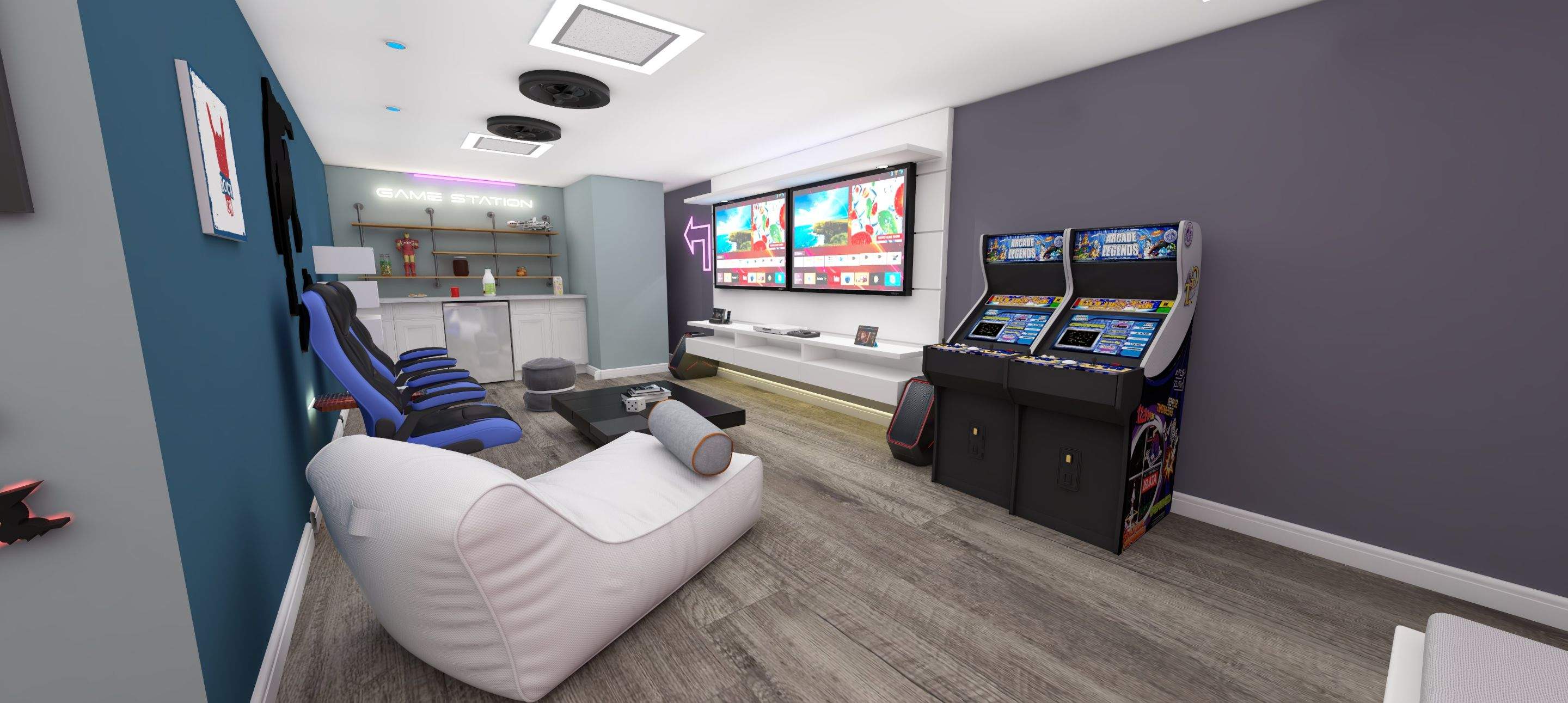 Basement Remodel  by Home Concepts Construction