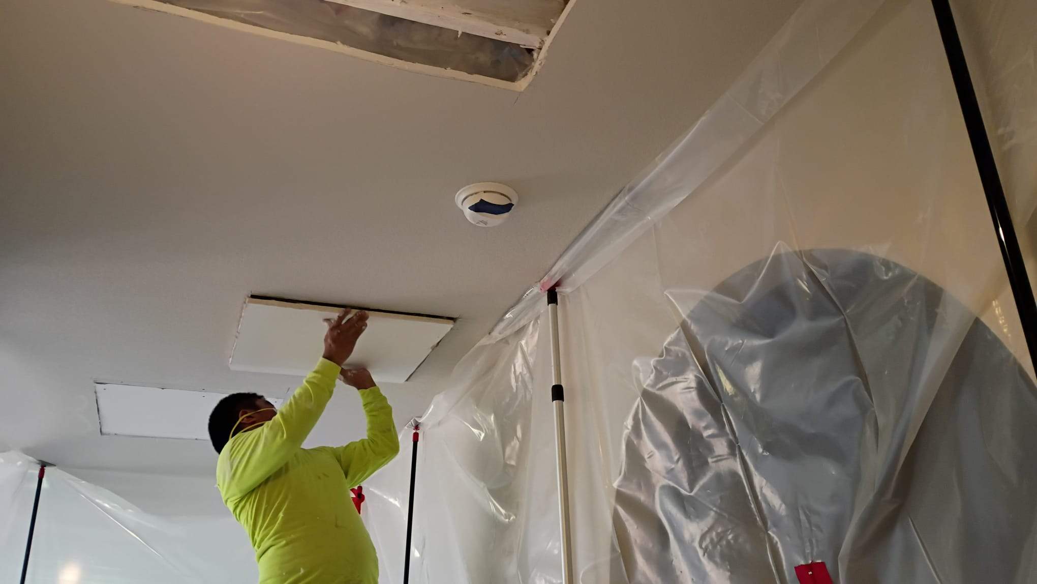 Water Damage Mitigation and Interior Ceiling Restoration in Leander by Caliber Restoration LLC
