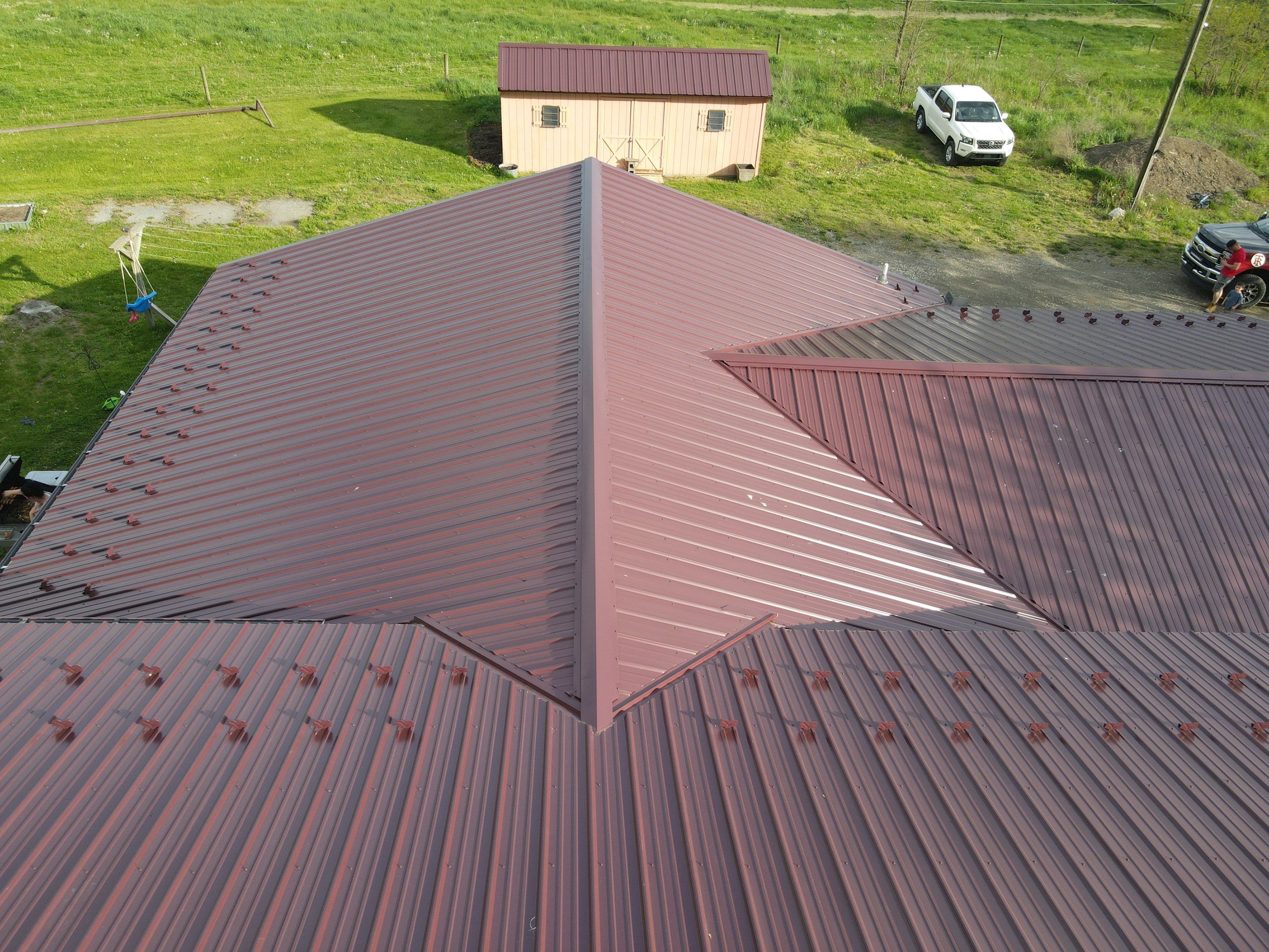 Metal Roof Installation using Everlast Azm panel w/ colourbond process by Teflon Roofing