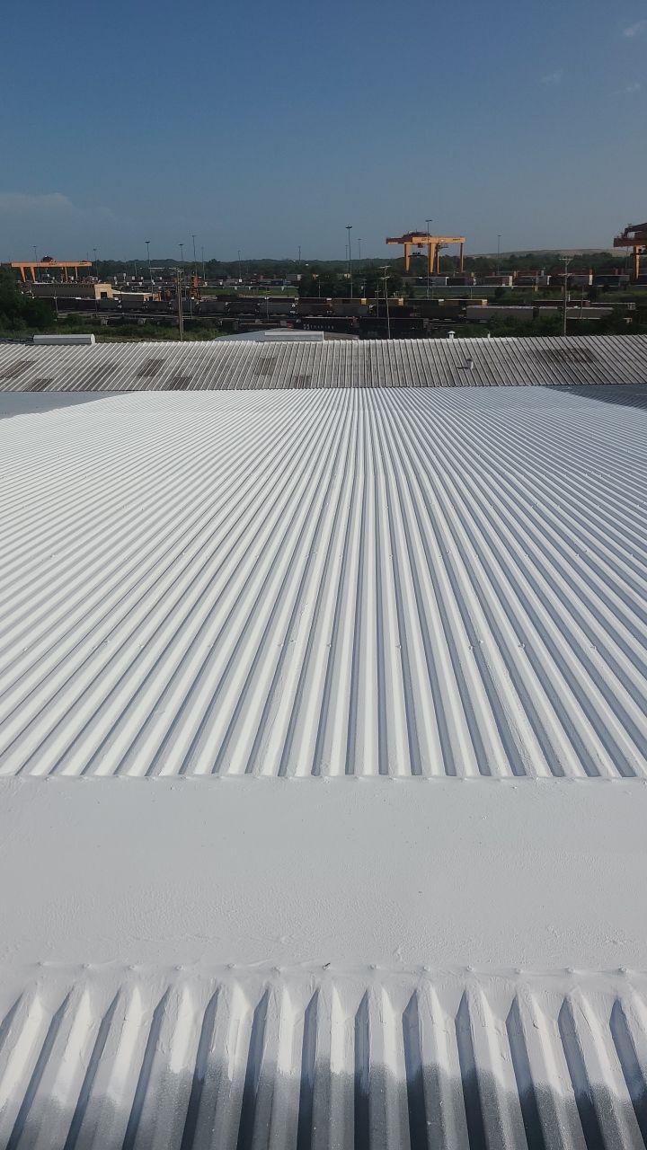 Commercial Metal Restoration System using Aldocoat Coatings by Hostetler Roofing