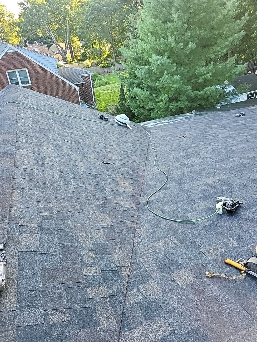 Residential Roofing Installation using Owens Corning TruDefinition Duration Designer - Black Sable by A Plus Exterior
