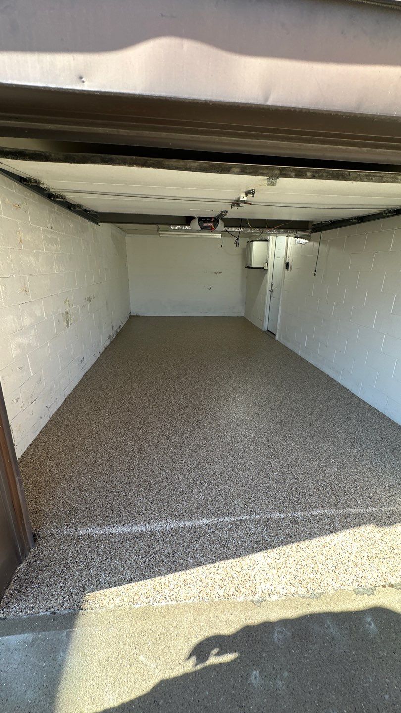 Porch + Garage Project in McKees Rocks by Floors in a Day, Inc