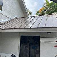 24ga 1.5" Mechanical Seam Buckskin  by Total Roofing System The Metal Roof Experts
