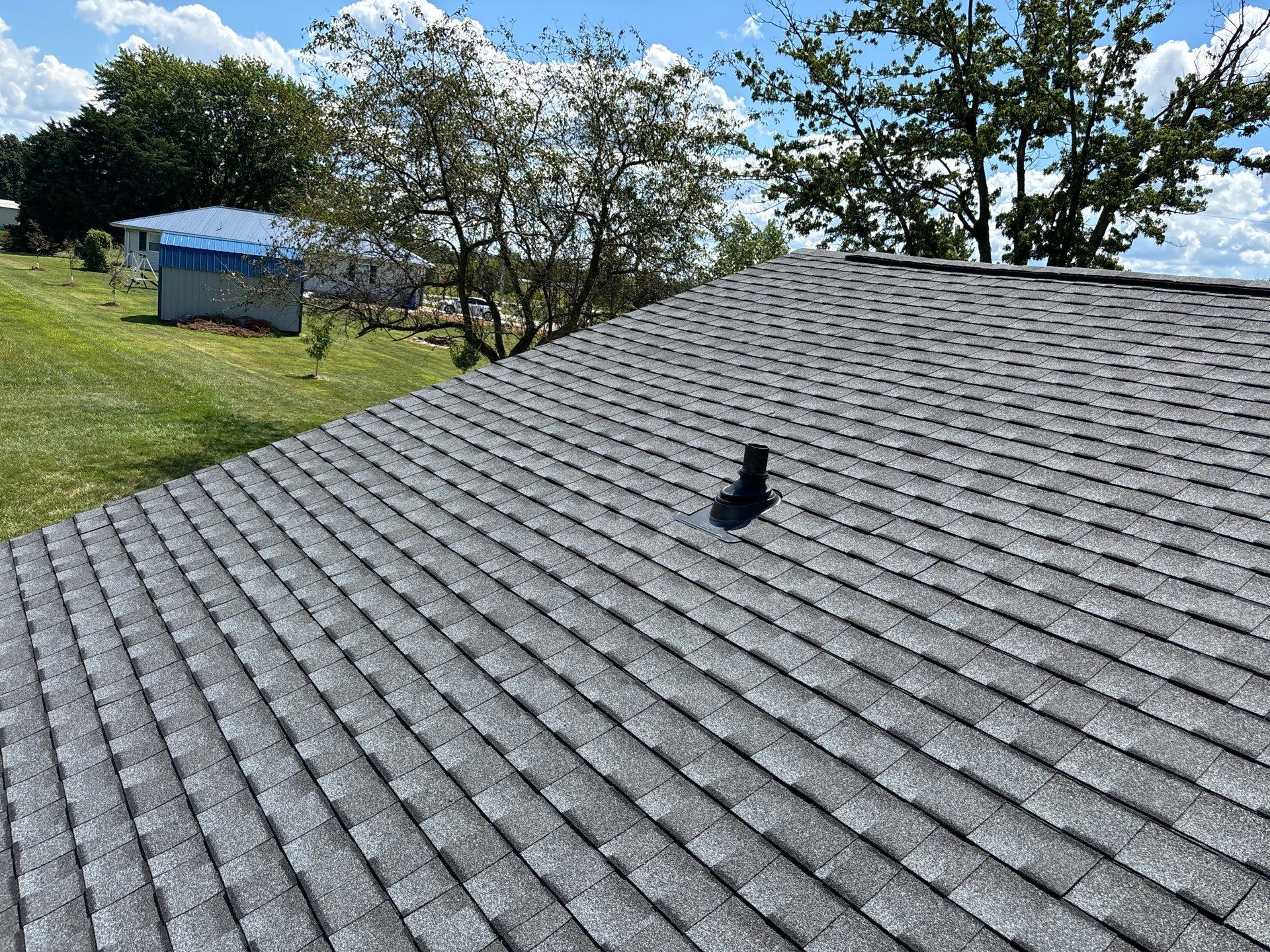 Residential Roofing Installation using Timberline UHDZ Shingles - Pewter Gray by RoofX 
