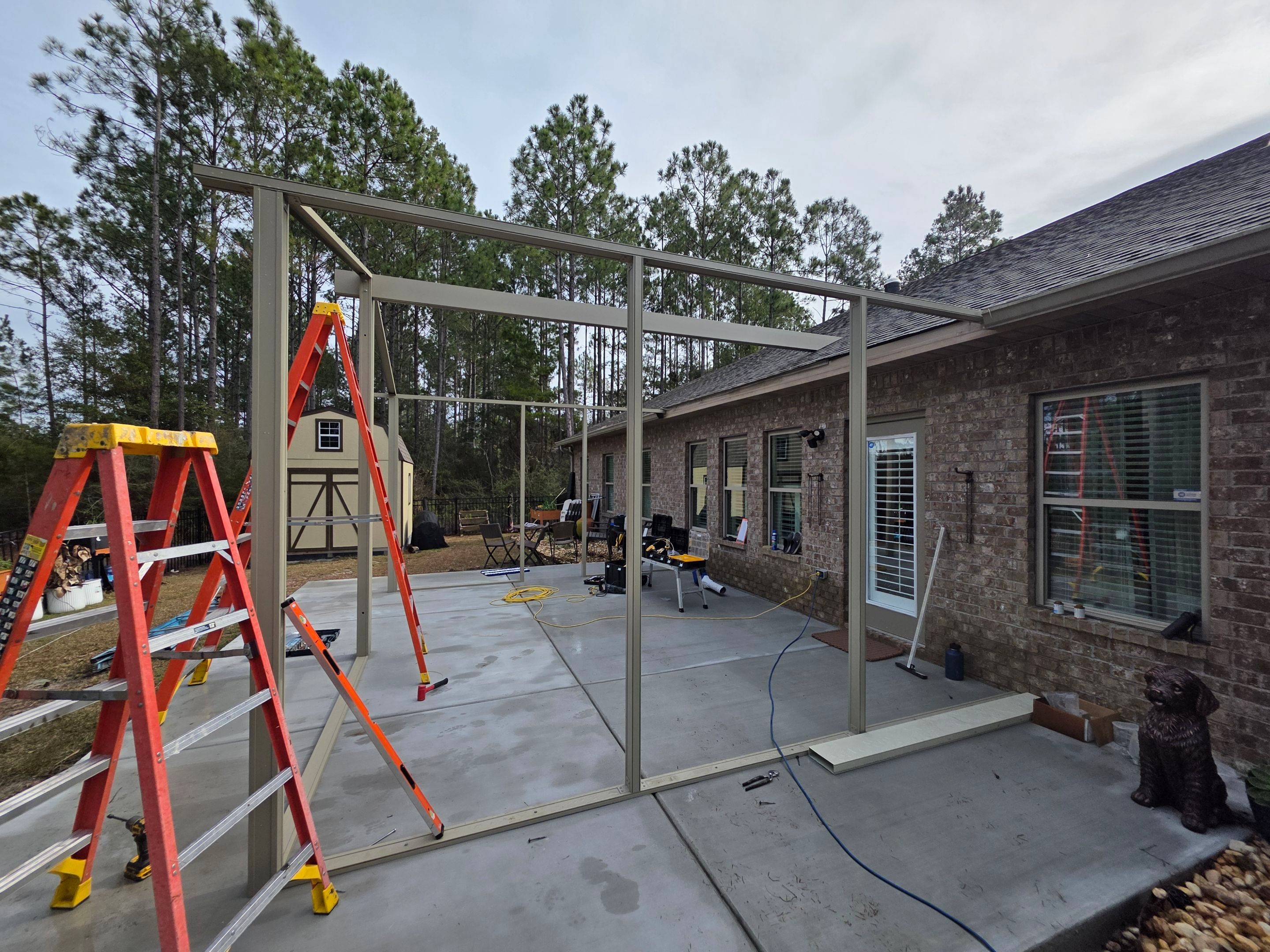 Steelwood Cathedral Screen Room by Titan Sunrooms