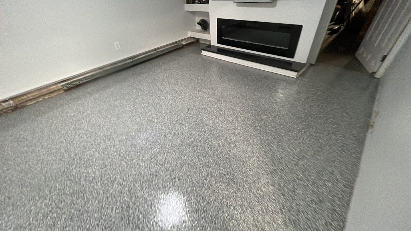 Basement in Wilmington, MA 01887 by Symphony Concrete Coatings