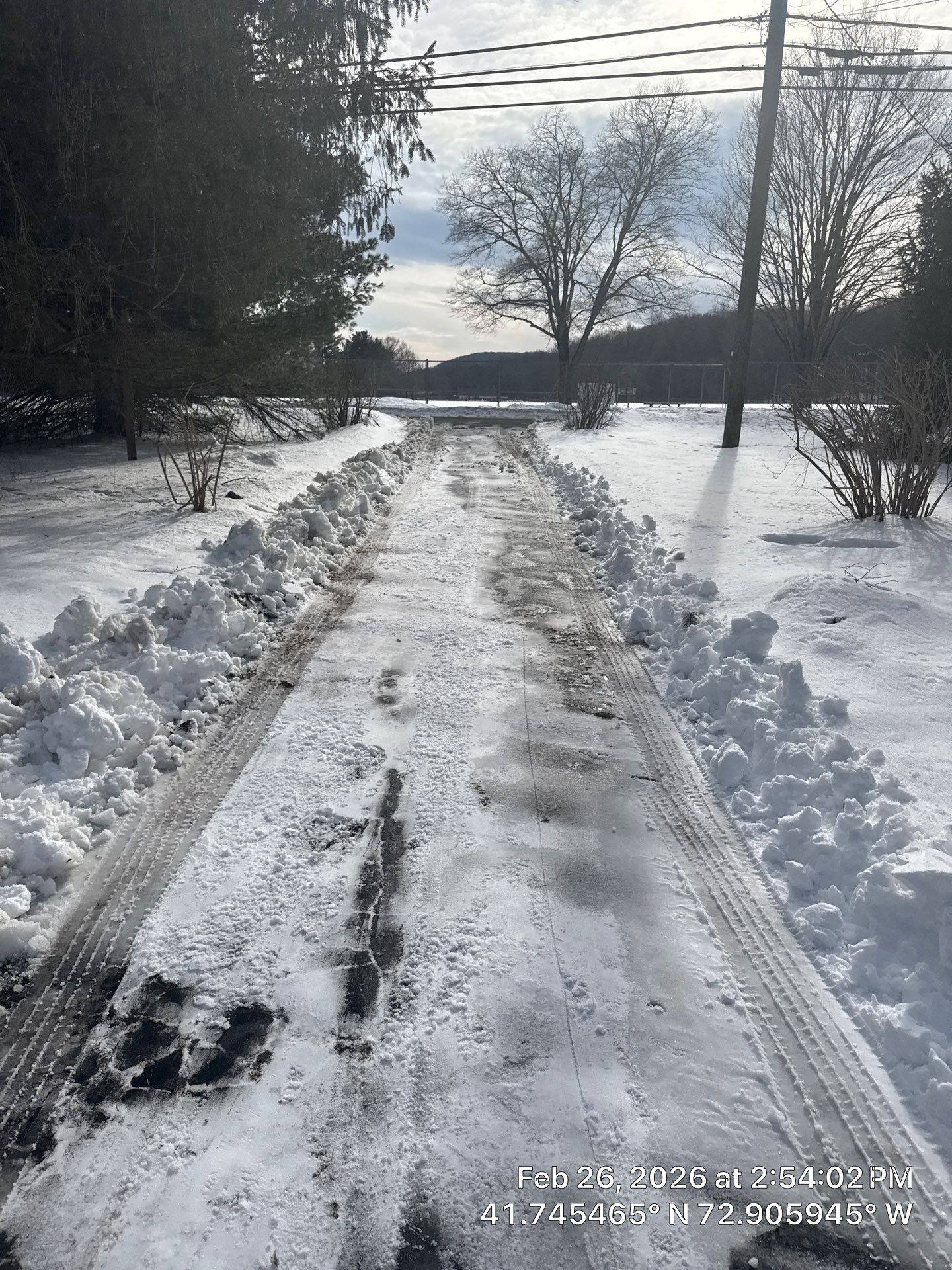 Residential Snow Plowing Service in Burlington, Connecticut by Diamond Image LLC