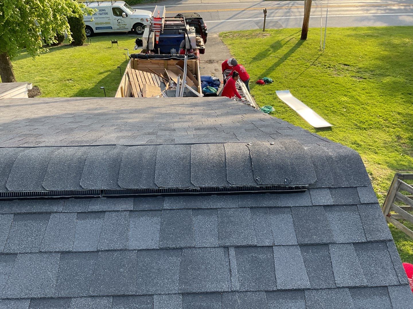 Residential Roofing Installation using CertainTeed Shingles by Alpha Design Services