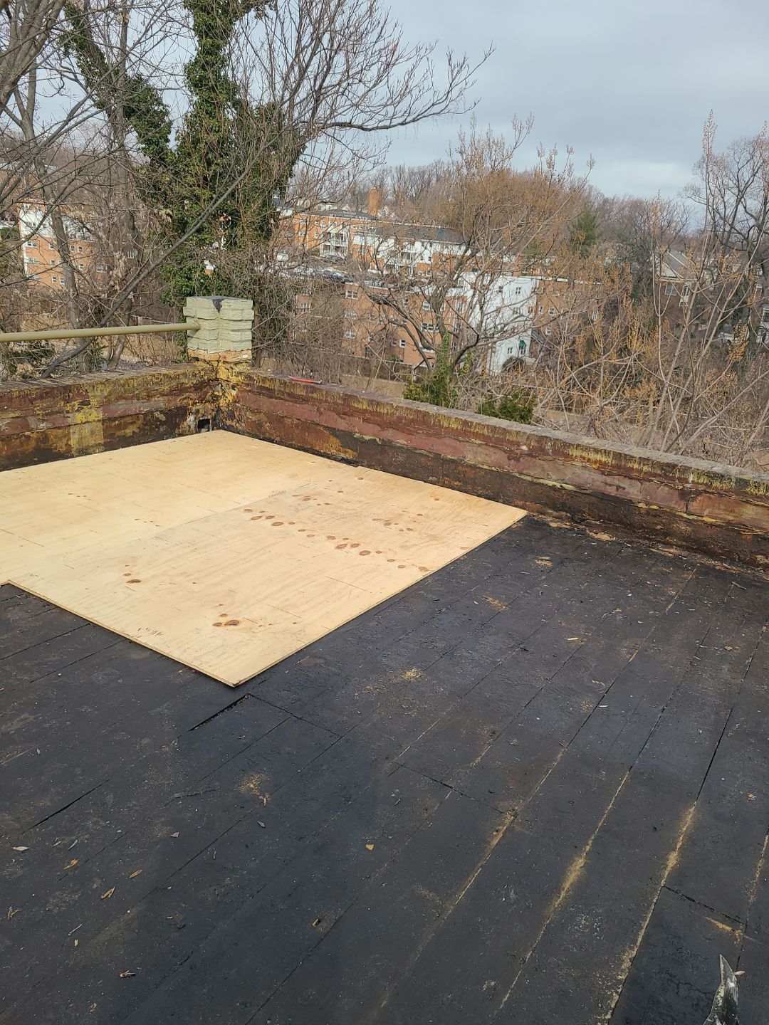 Arlington Flat TPO Roof Installation by RM Banning, Inc.