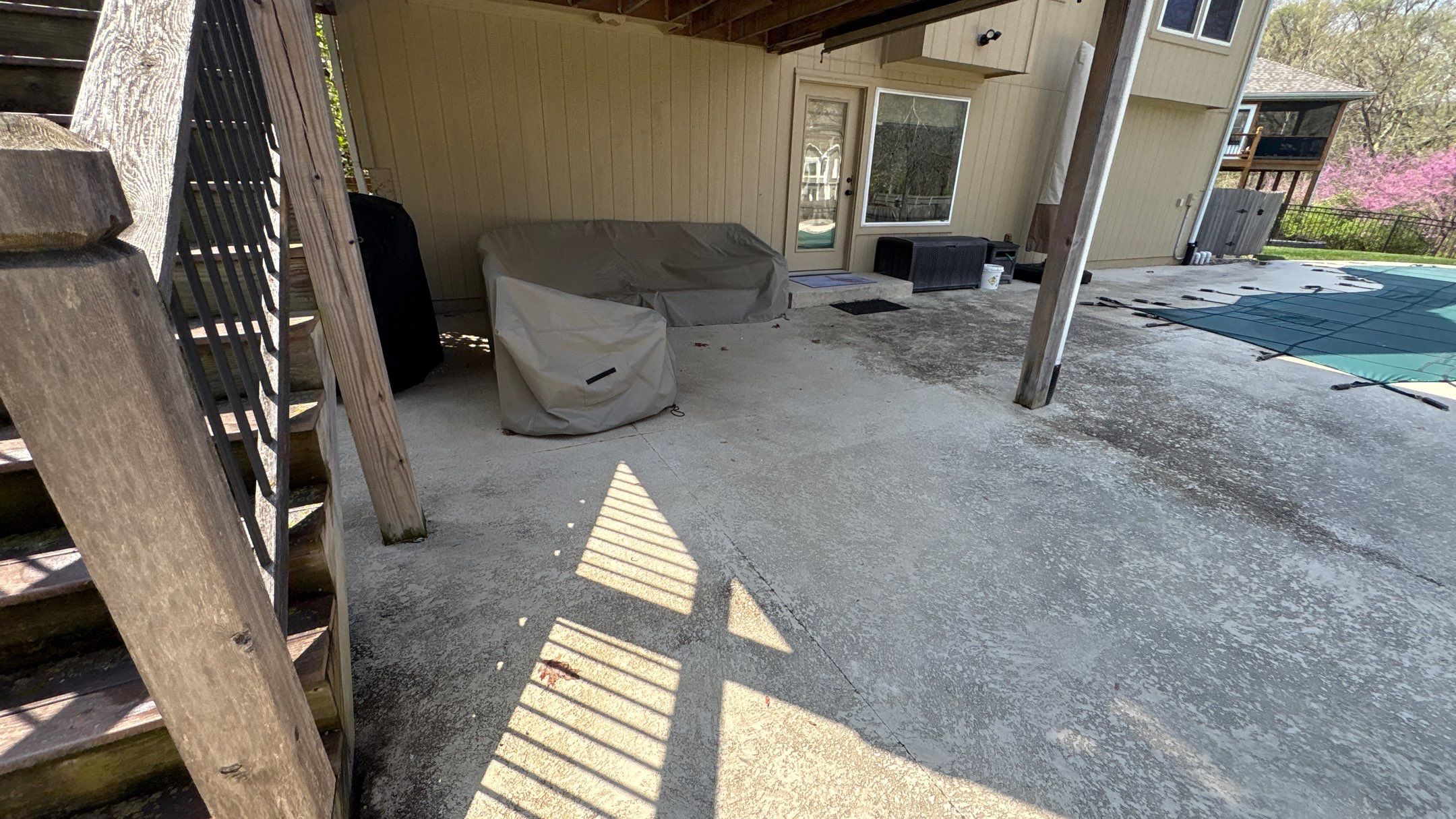 Pool Deck Refresh- Kansas City, MO by Big Red Decorative Concrete, LLC