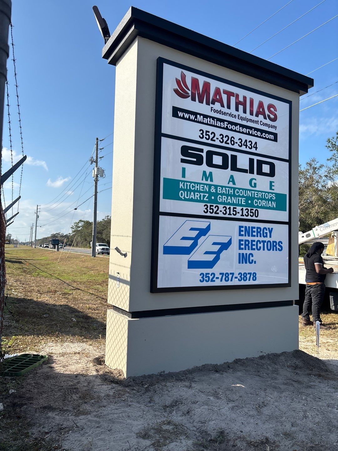 Mathias Multi-tenant Monument  by SignCrafters
