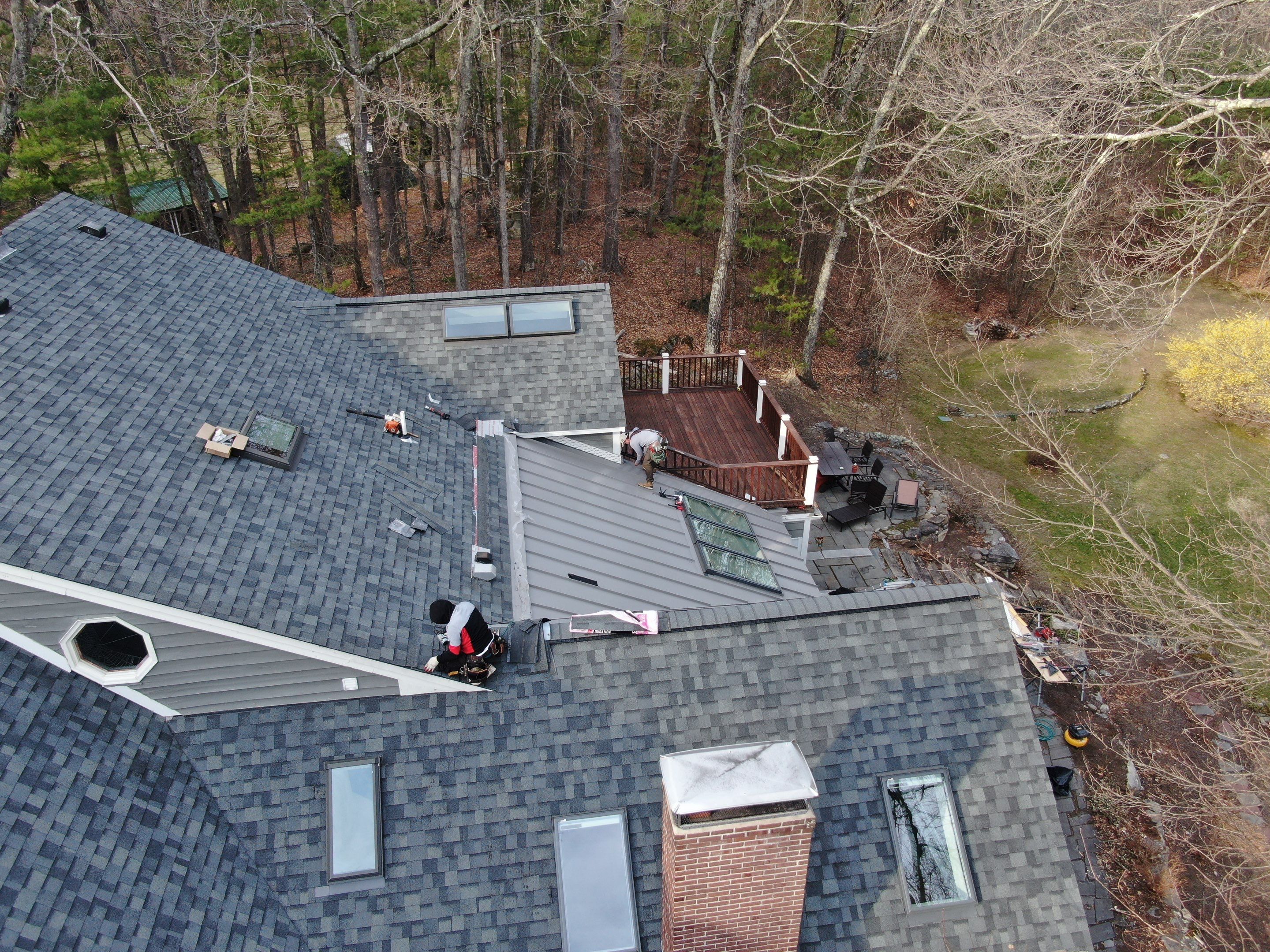 Project: Full Roof Replacement — Asphalt Shingle + Standing Seam Metal by Mighty Dog Roofing of Greater Middlesex County