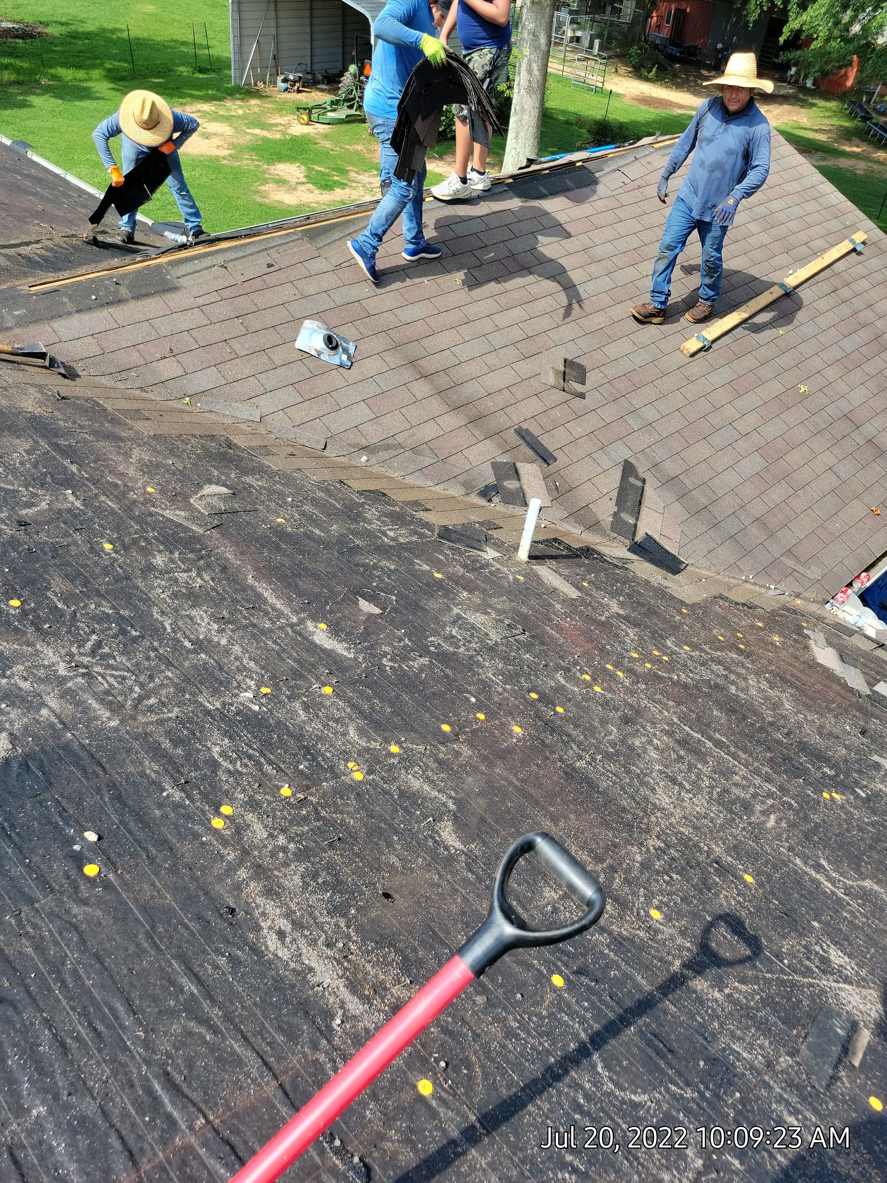 Residential Roof Remove and Replace using Low Rib Metal Roofing Panels by Bullard Roofing