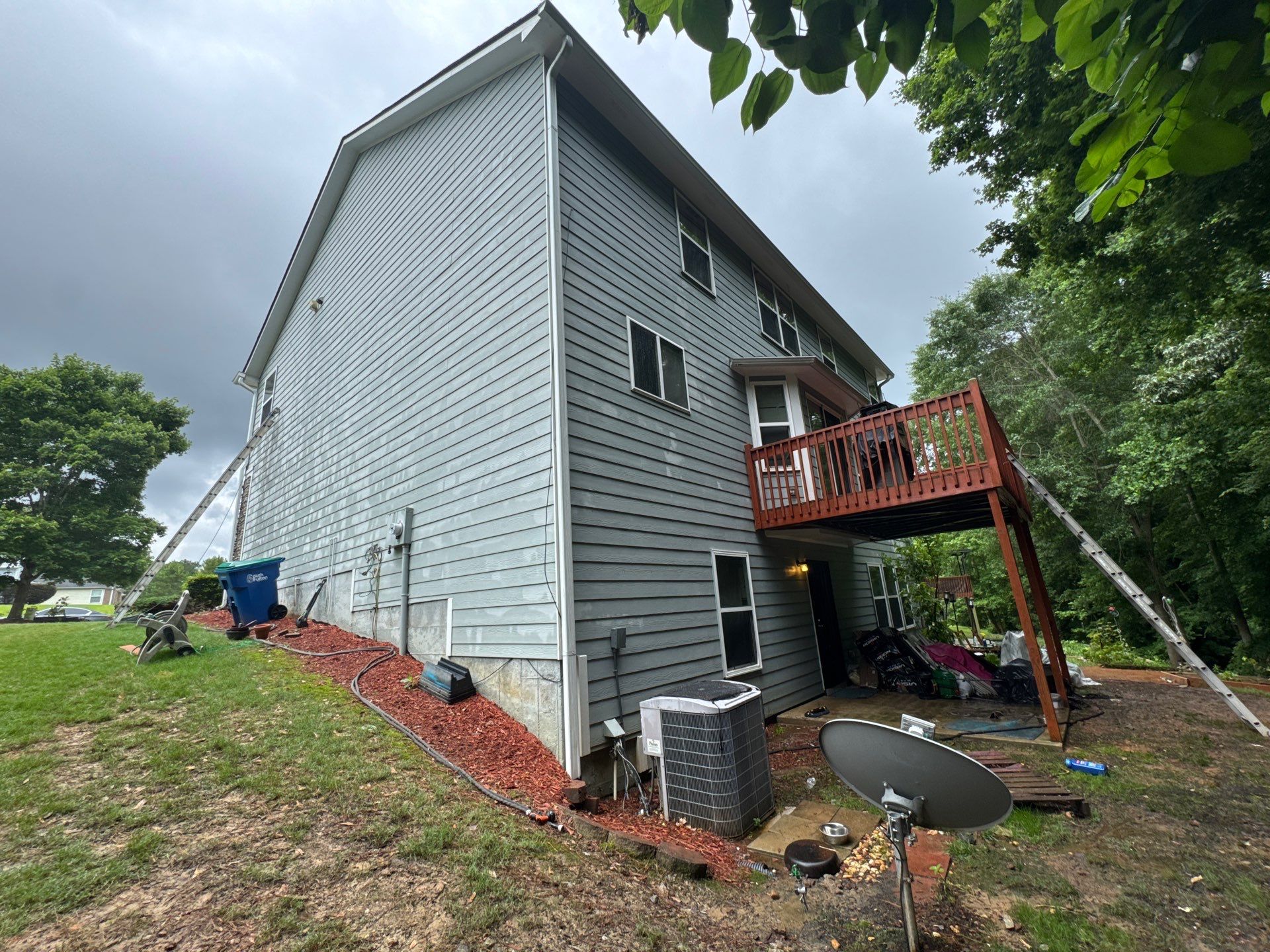 Full Exterior House Painting and Color Transformation in Atlanta by Swift Home Renovations