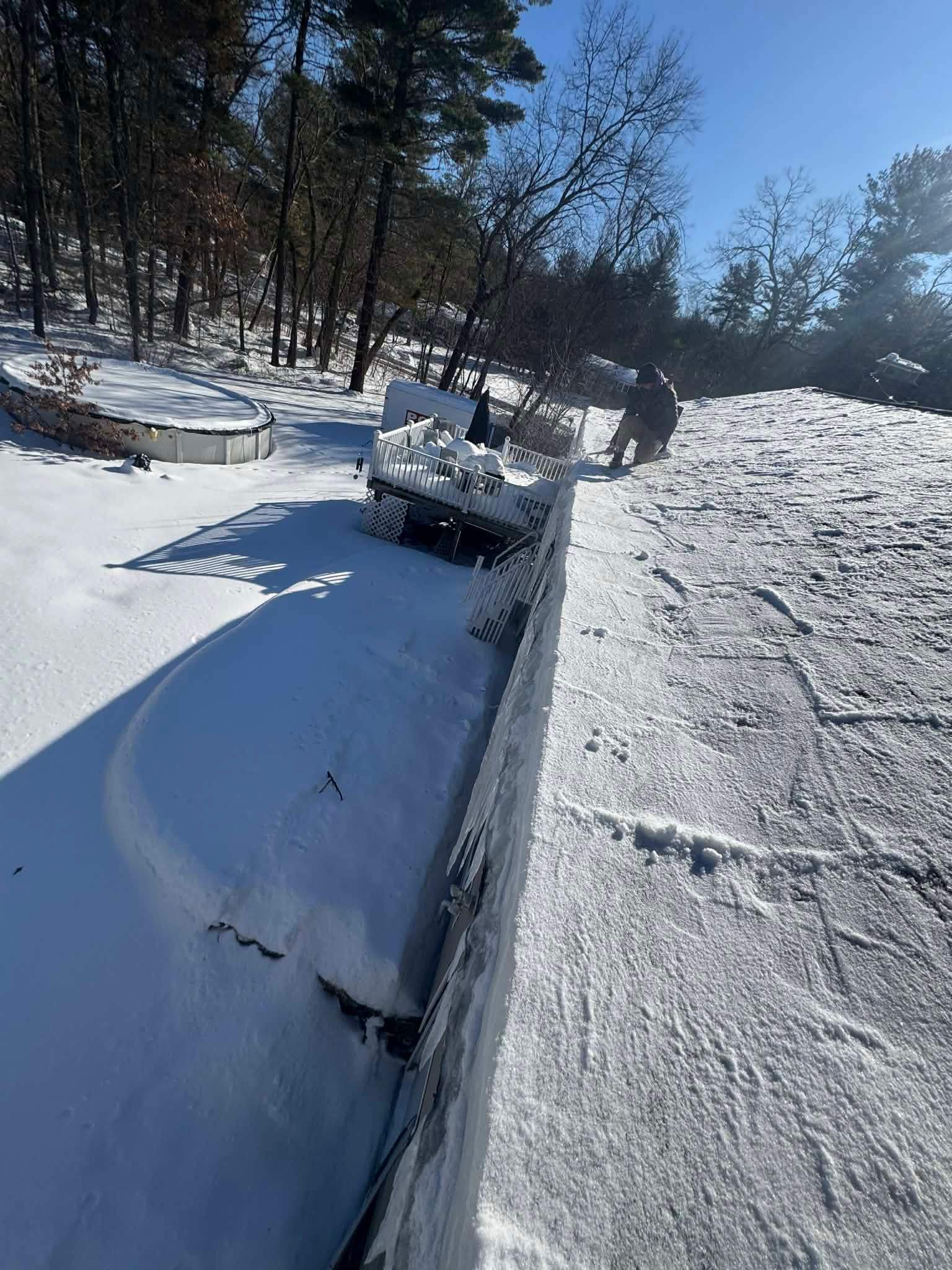 Ice Dam Removal & Snow Removal in Tewksbury, MA by Mighty Dog Roofing of Greater Middlesex County