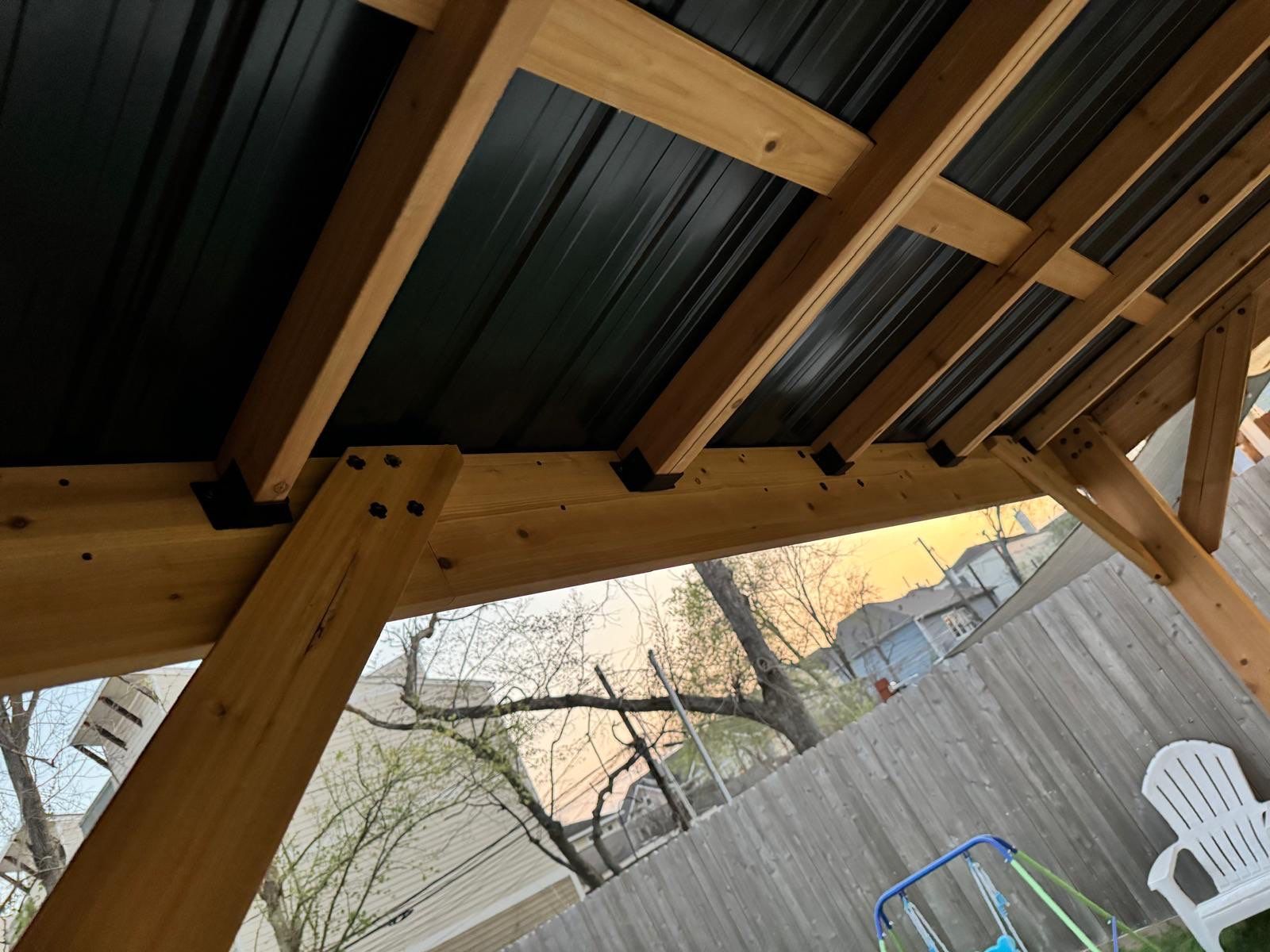 Backyard Upgrade: Professional Pergola Installation for Jennifer! ☀️🍹 by Texas Urban Elements