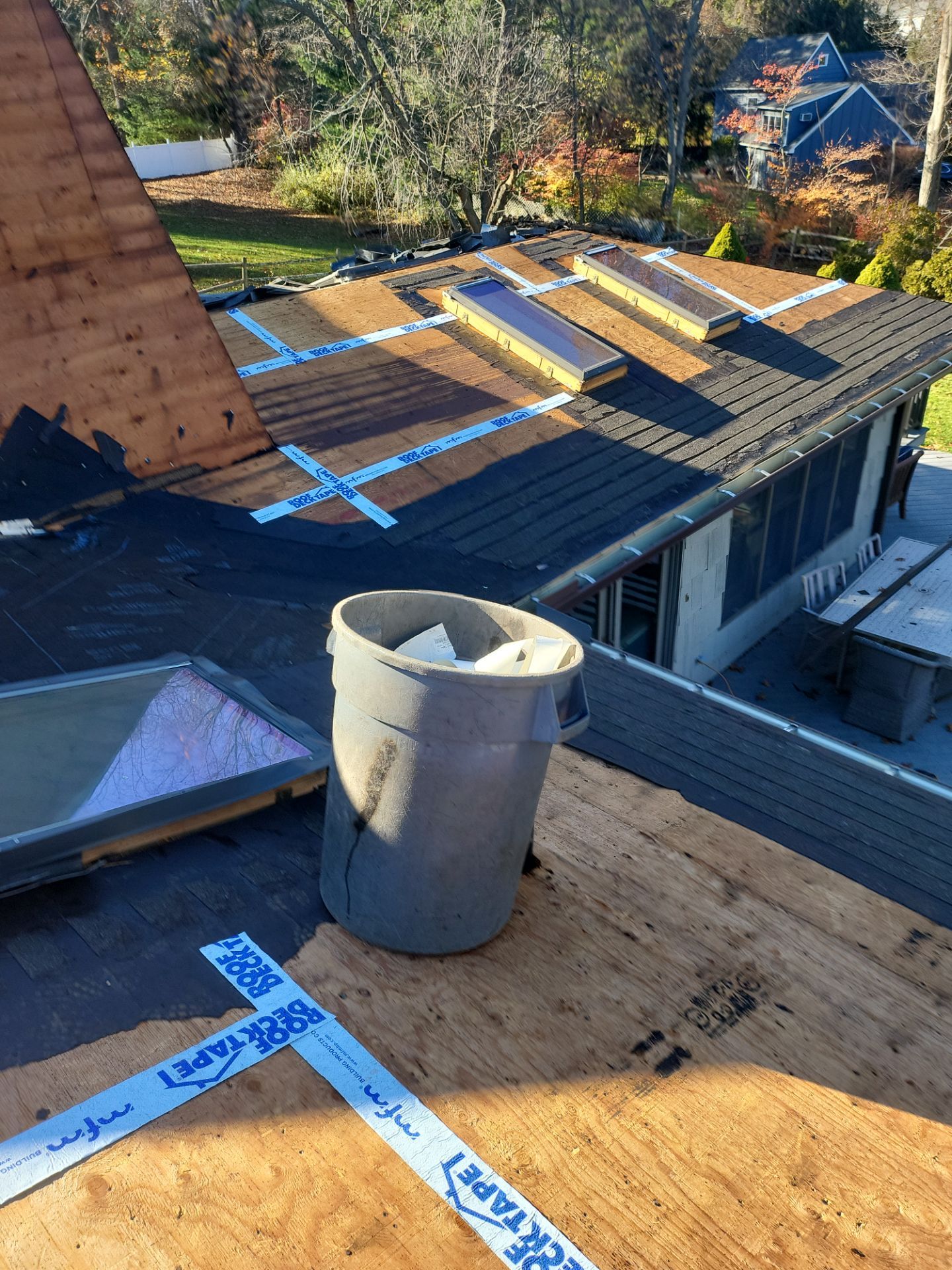 Residential Roofing Installation using Owens Corning TruDefinition Onyx Black by A Plus Exterior