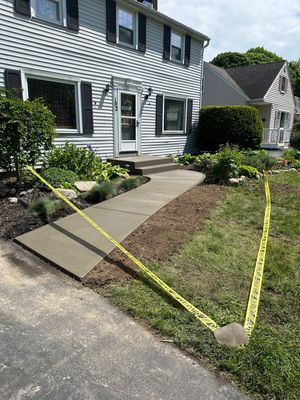 Broom Finish Walkway 