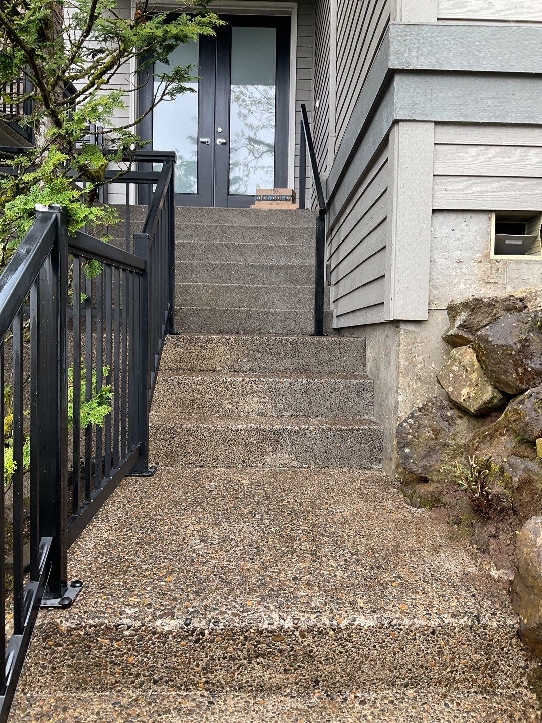 Concrete wash using Moderate Pressure by Willamette Outdoor Wash LLC