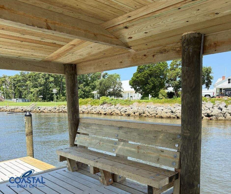 Waterfront Construction + Boat Lift Installation by Coastal Boat Lift Repair LLC