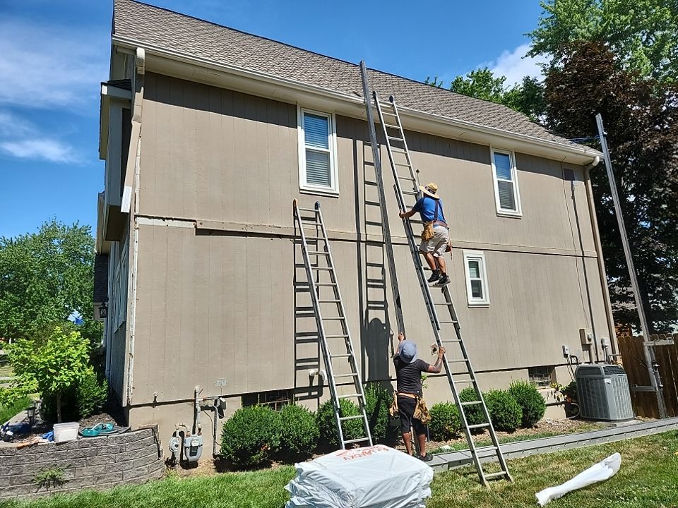 All New Craneboard D7 siding and New prefinished front door   by EEC  Windows, Siding & Roofing 
