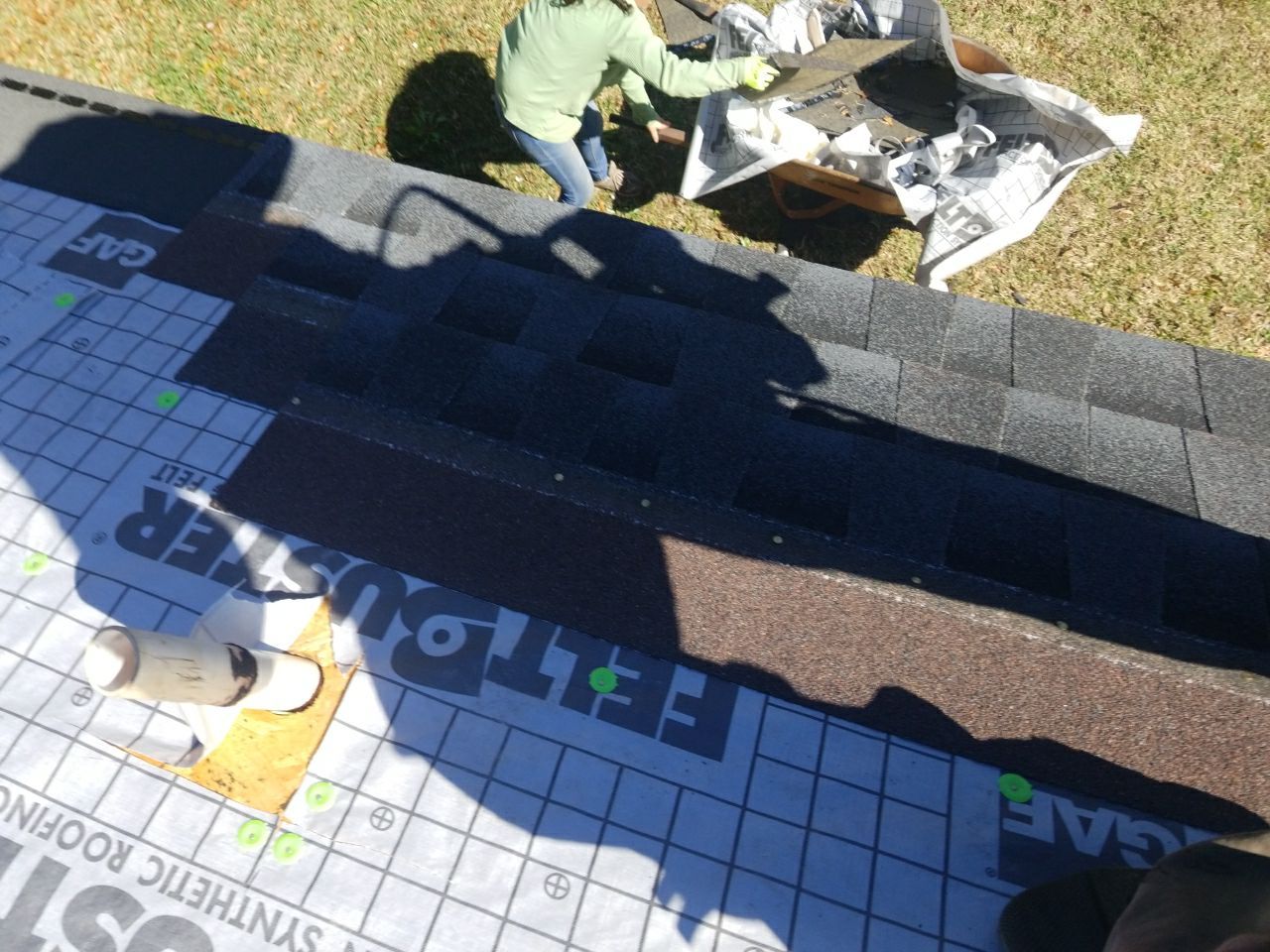 Residential Roofing Installation using Roof Replacement by American Roofing & Construction LLC