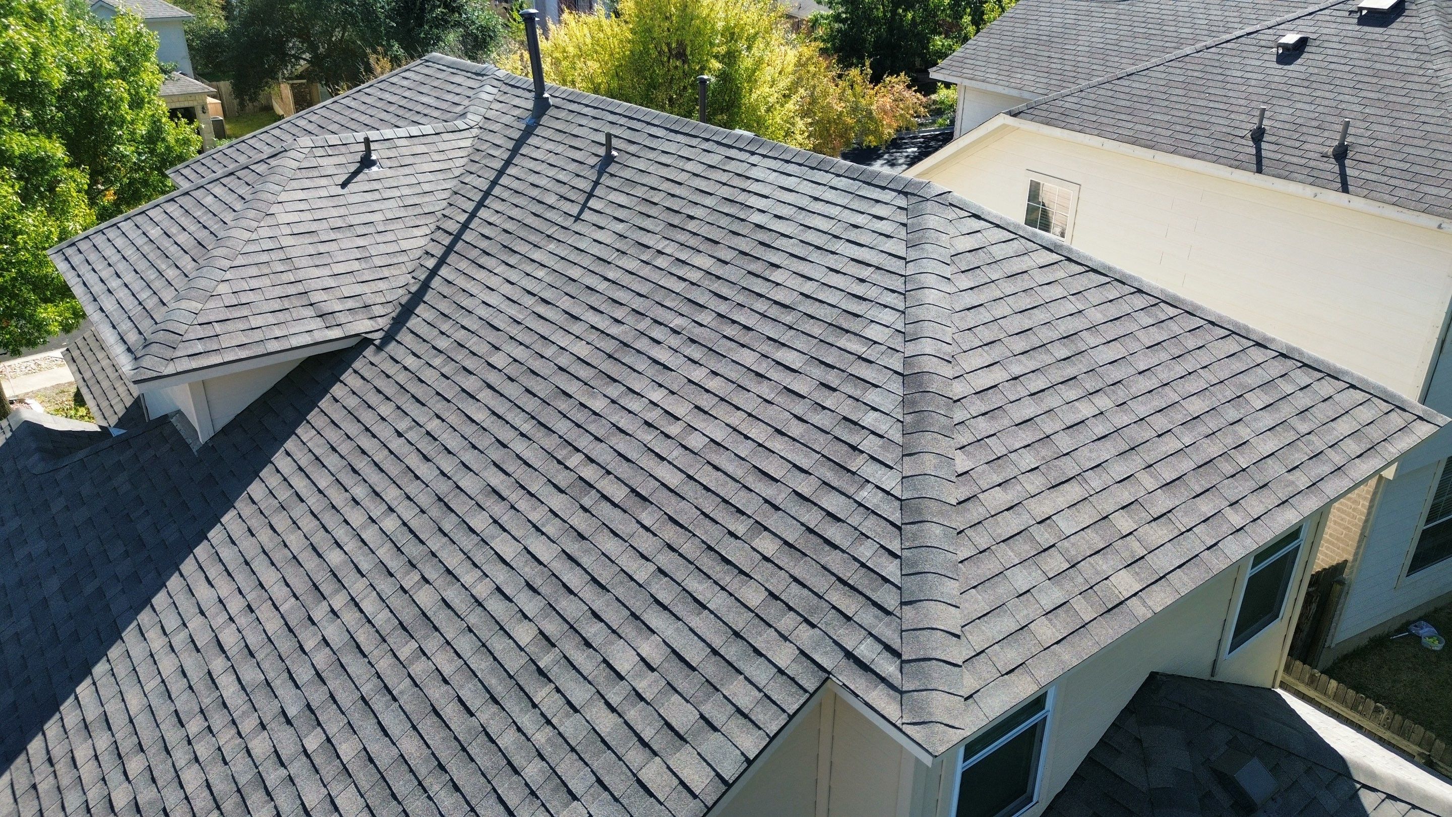 Malarkey Vista AR Weathered Wood Plus | Roof Replacement | Austin, TX by Kstylez Roofing & Construction