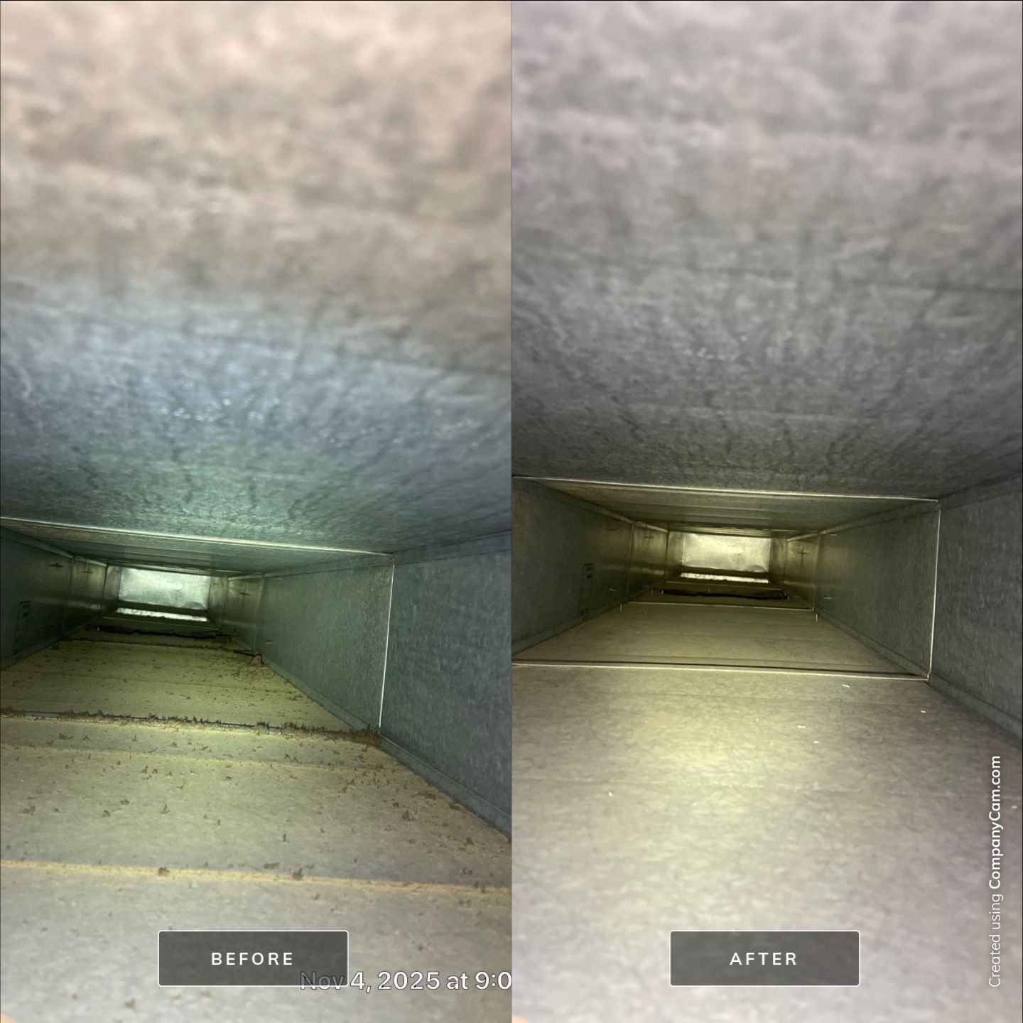 Project in Columbus by Duct Cleaning Solutions 