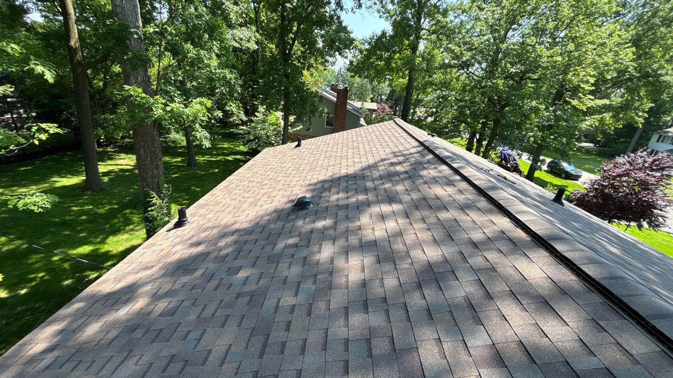 Roof Replacement using Owens Corning Teak by 180 Contractors