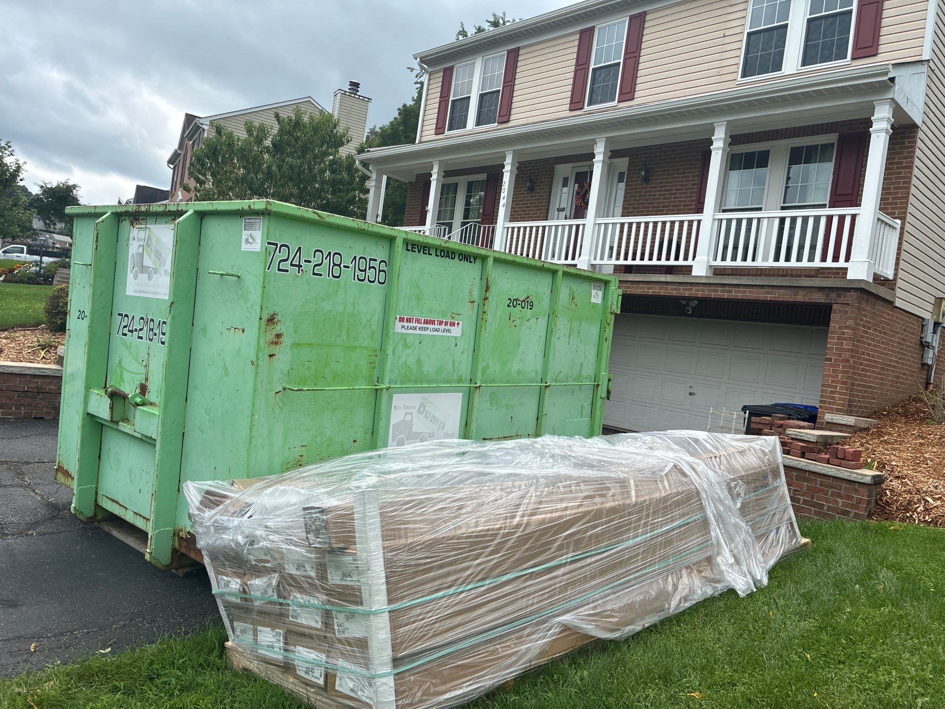 Full House Siding Renovation with Tyvek Wrap in South Park by Ideal Siding Pittsburgh