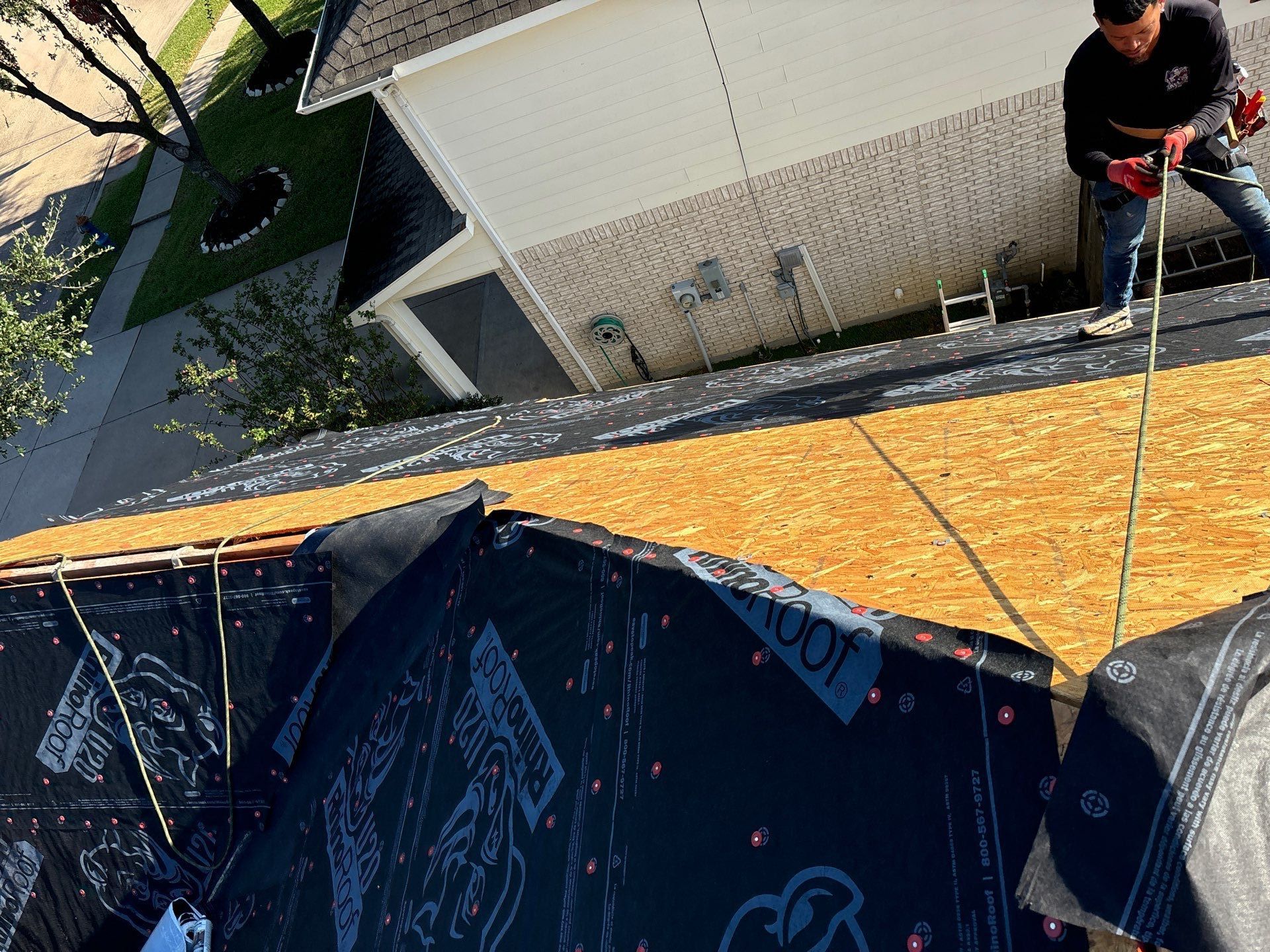 Residential Roofing Installation using Owen's Corning Duration (Lifetime) Shingles by Roof Repair Company