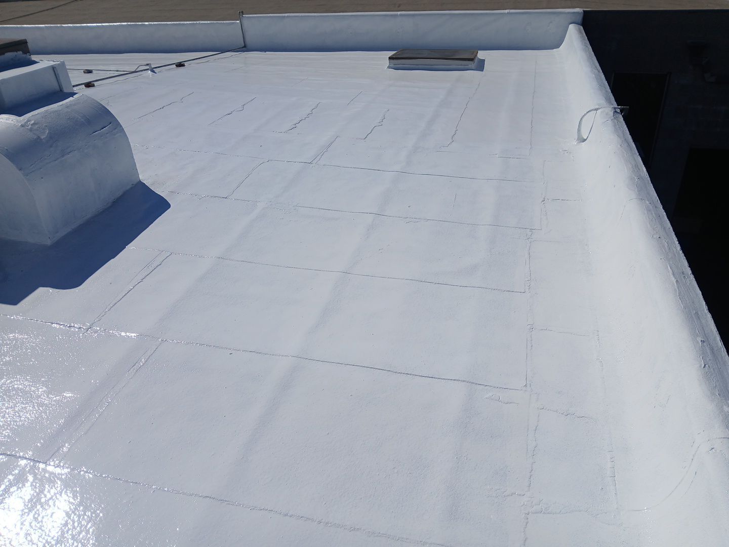 Commercial Silicone Membrane Installation Project by Hull Brothers Roofing