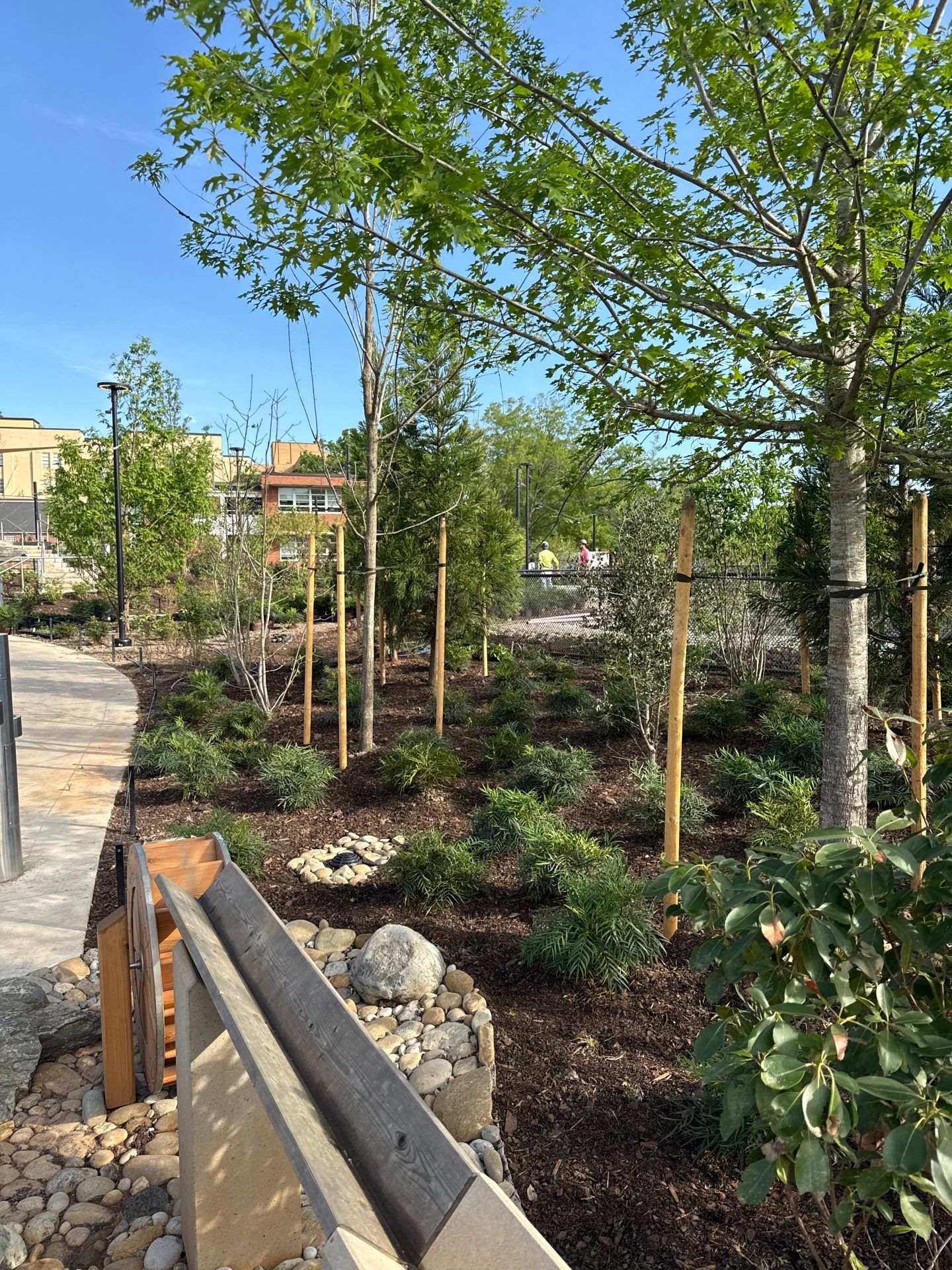 Playground using Mini Mesh by Mccall Commercial Fencing