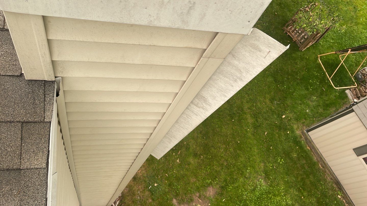 Gutter Cleaning Chimney top repair by A Plus Exterior