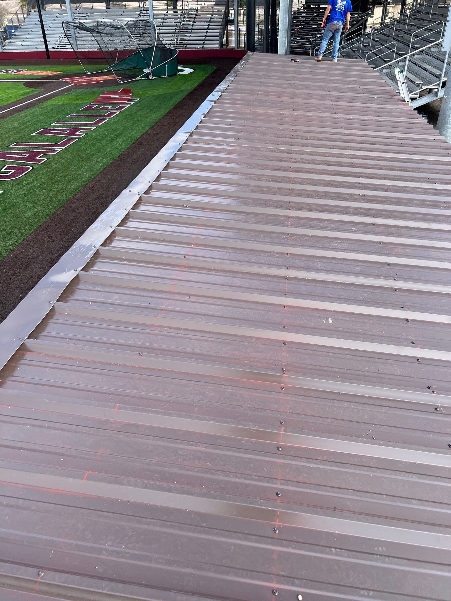 Wildcat Dugout by Bayfront Roofing and Construction