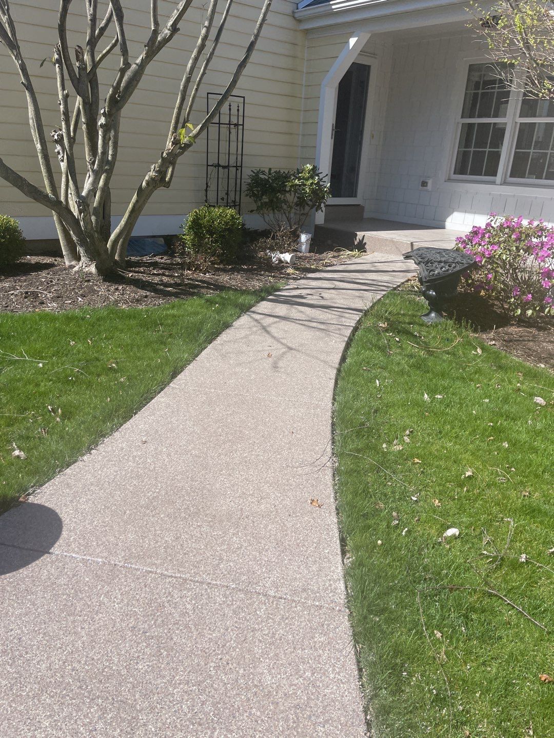 Large Patio + Garage Project in Pittsburgh by Floors in a Day, Inc