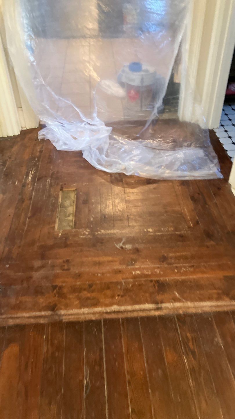 Hardwood Refinish and repair by Footprints Floors of Nashville