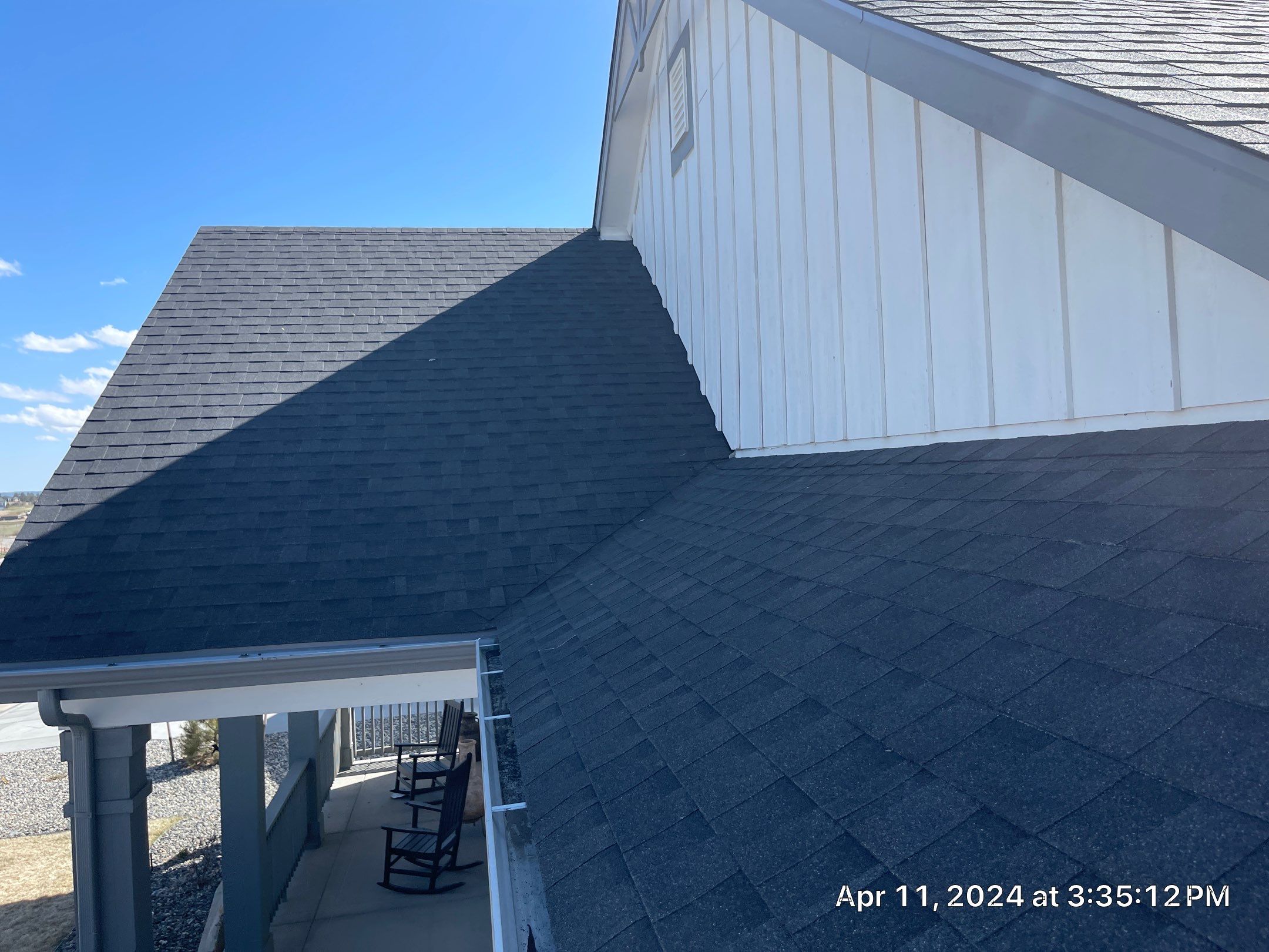 Residential Roofing Installation using Atlas Pinnacle Impact Black Shadow by Blue Peaks Roofing LLC 