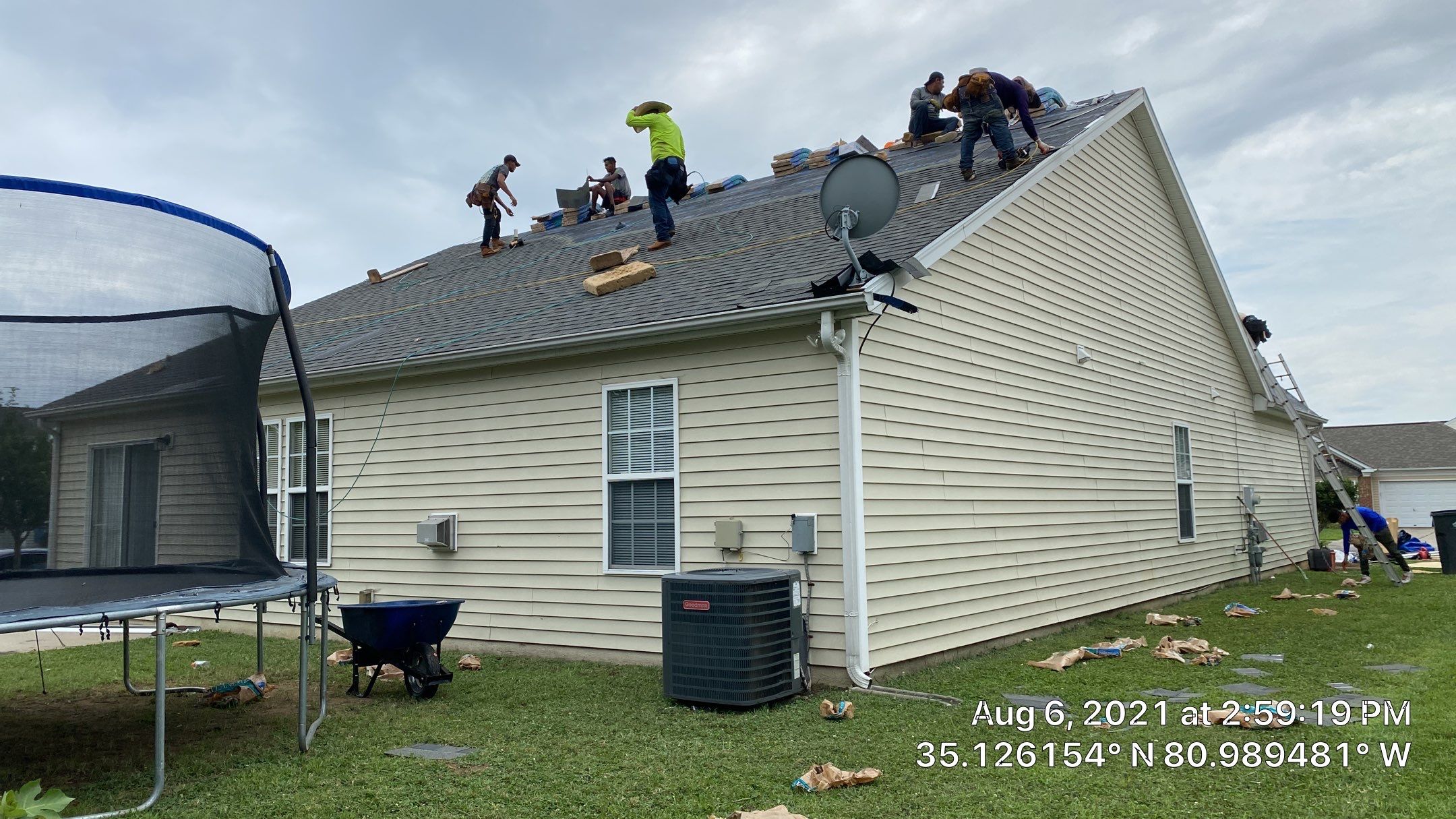 Roof replacement, siding, gutters and interior repair by hail and wind damage by Just Brilliant Restoration JBR