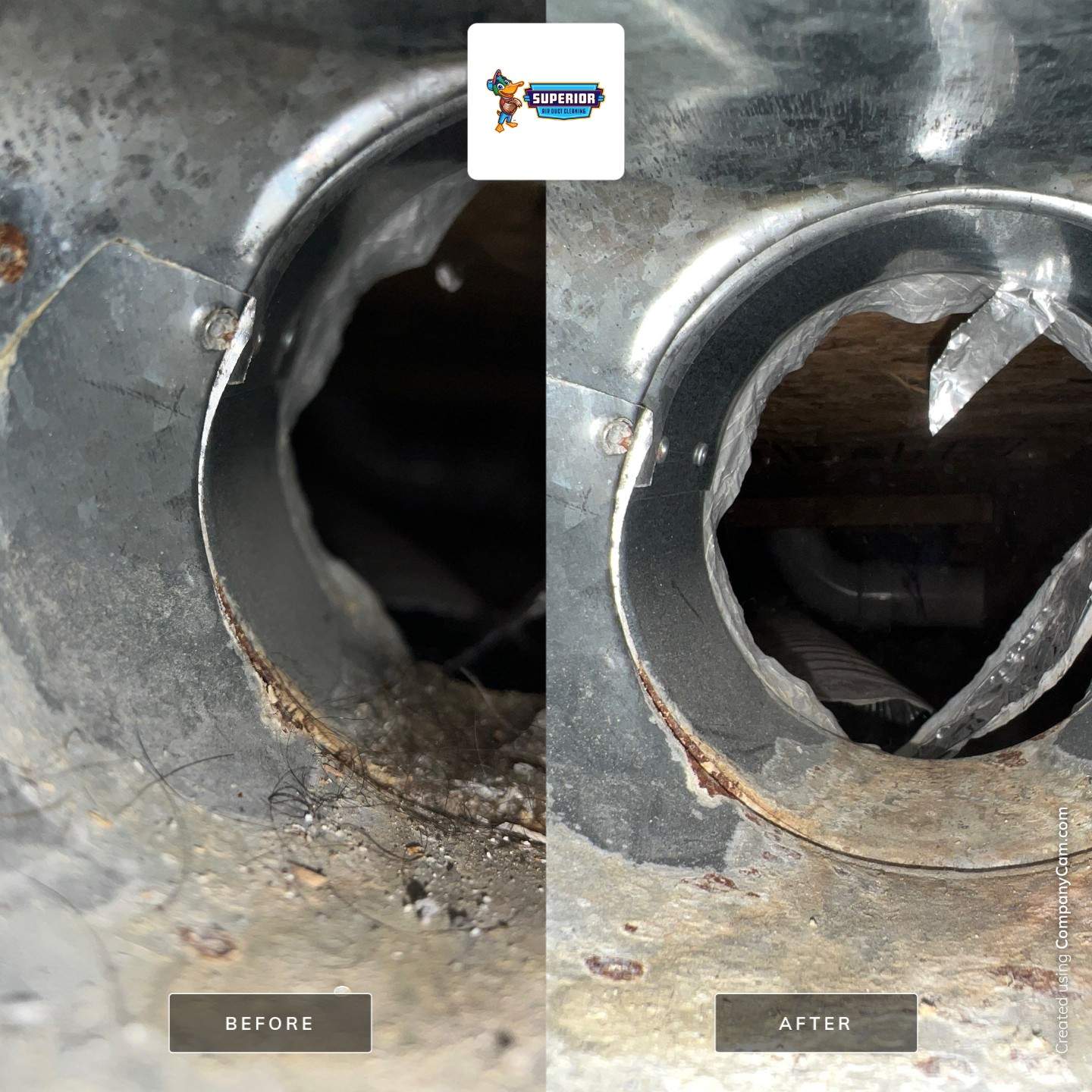 Air Duct Cleaning With a Vacuum Truck in Cranberry Twp, PA by Superior Air Duct Cleaning