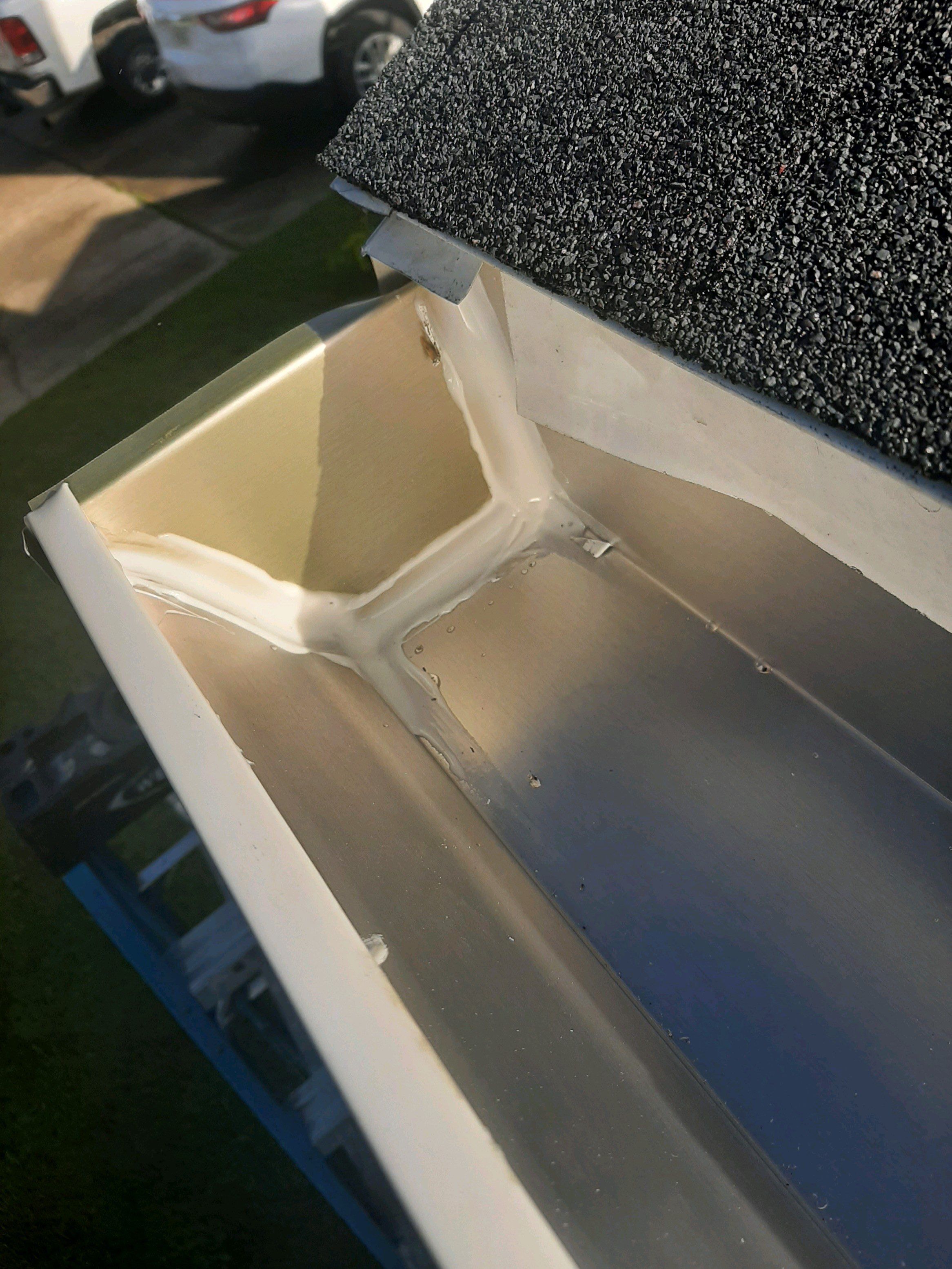 Gutter Installation using K-Style Seamless Gutters by Gutter Professors