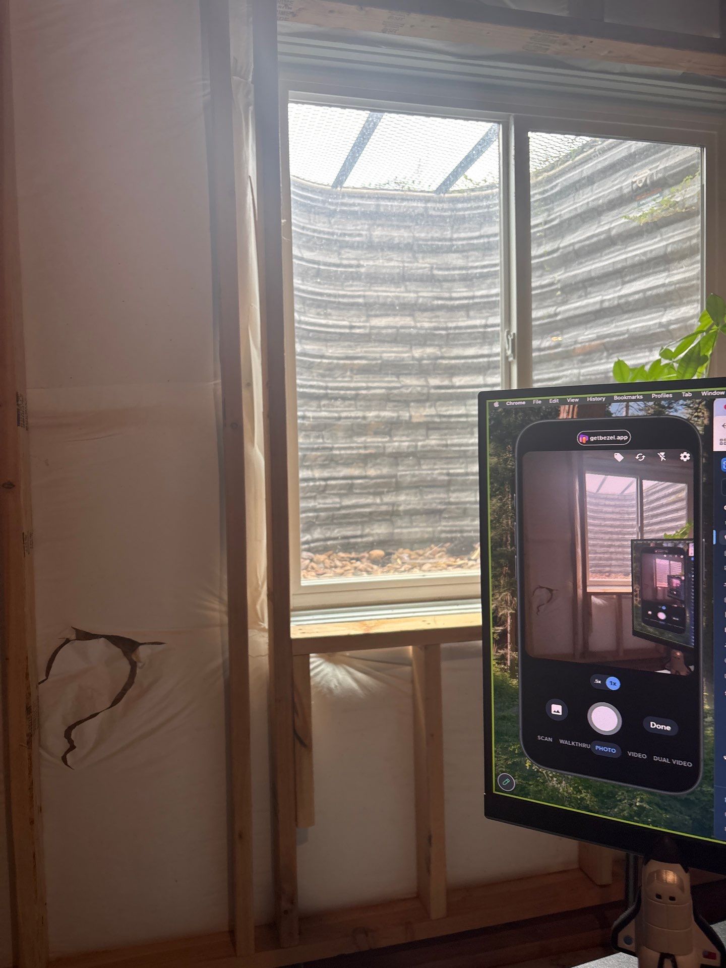 Basement Window Installation and Wall Framing in Wellington by CompanyCam Sales Demo