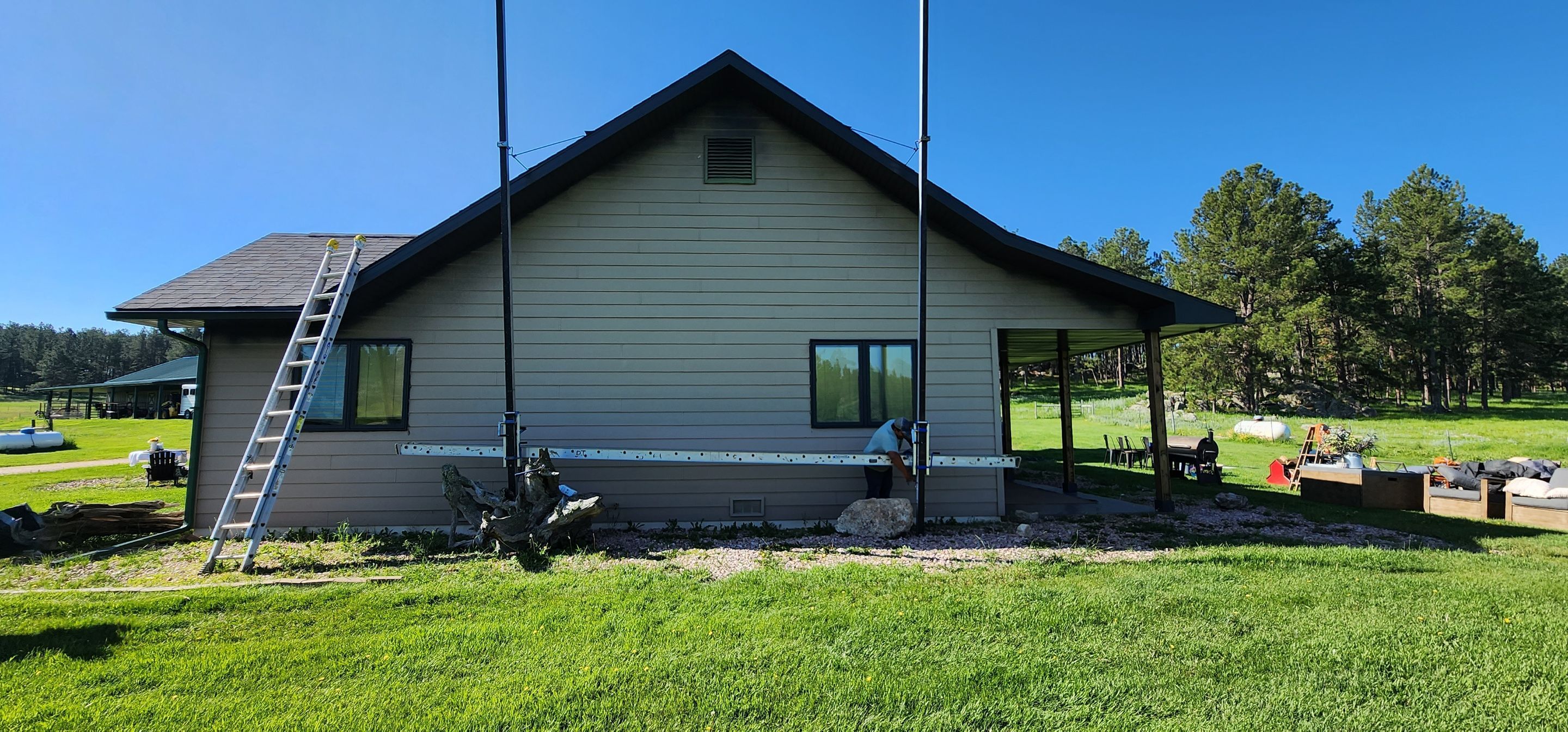 Out with the old and in with the new.  by Weather-Tite Exteriors LLC