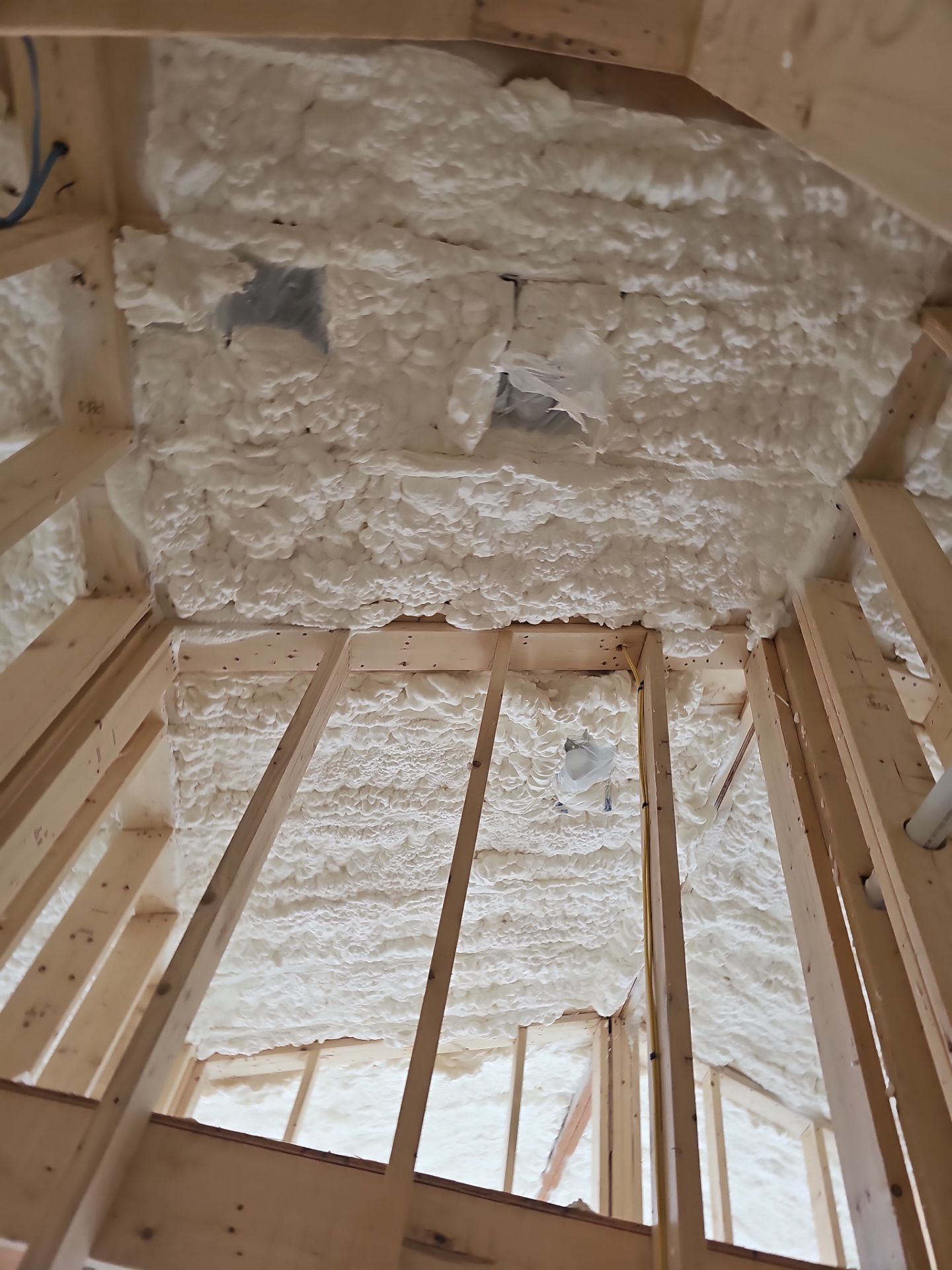 Spray Foam Insulation using open cell spray foam by NYS Foam & Energy