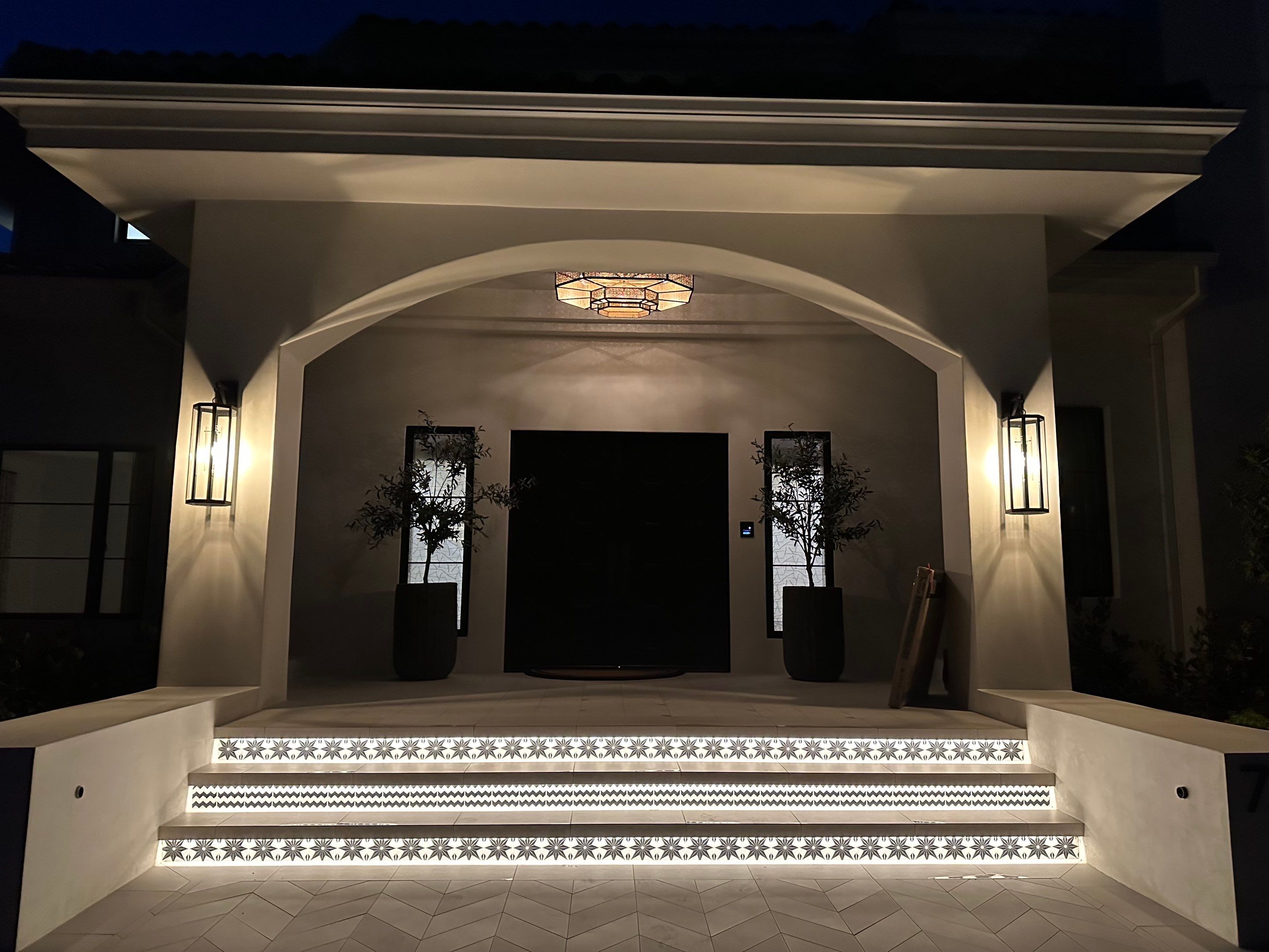 Lutron HomeWorks Integration and Landscape Lighting in Westlake Village by Outdoor Lights + Shades