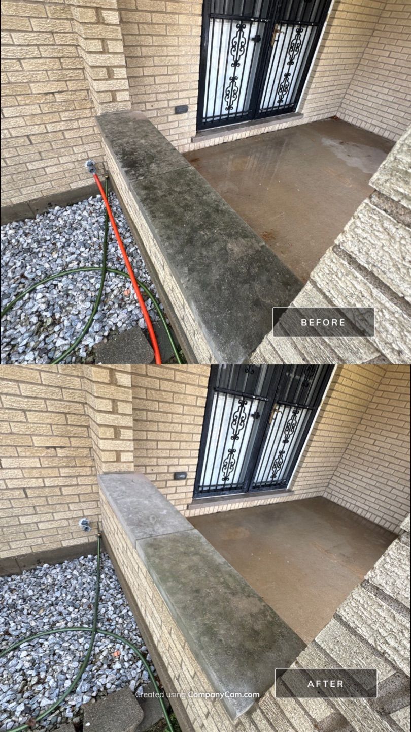 Project in Arlington Heights by Simmons Power & Soft Washing