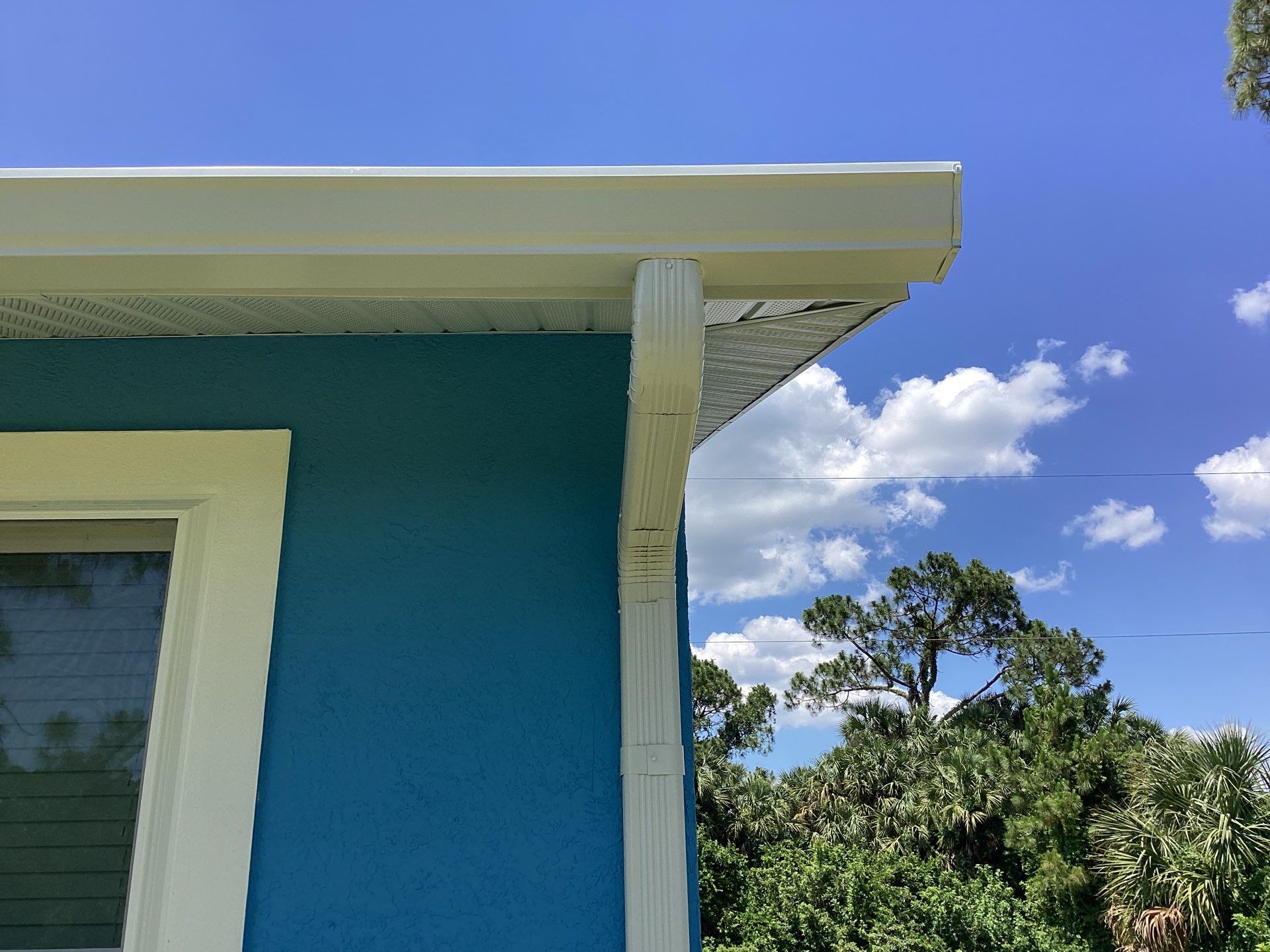 White K-Style Gutters in Fort Myers FL by Gutter Professor by Gutter Professors